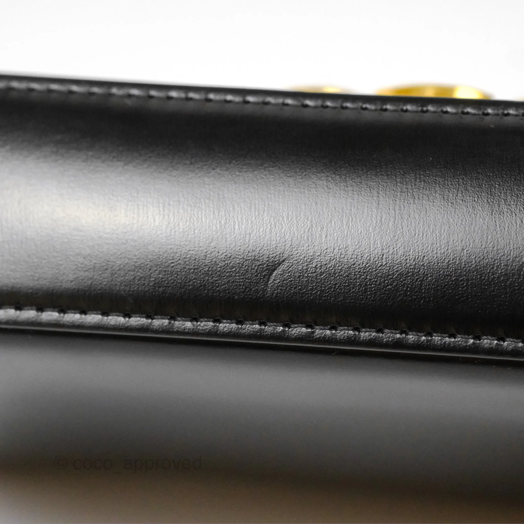 Celine Triomphe Shoulder Bag Black Calfskin