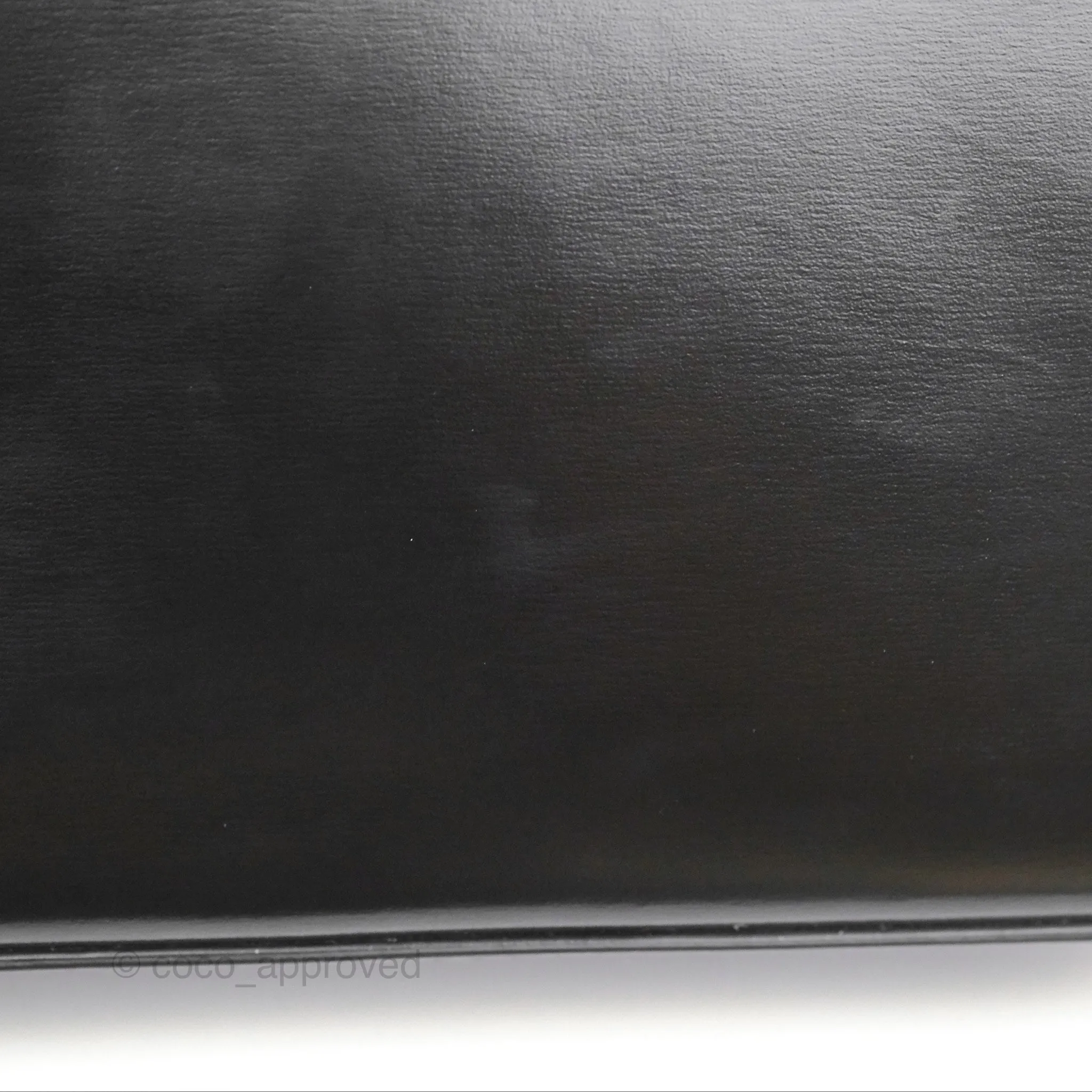 Celine Triomphe Shoulder Bag Black Calfskin