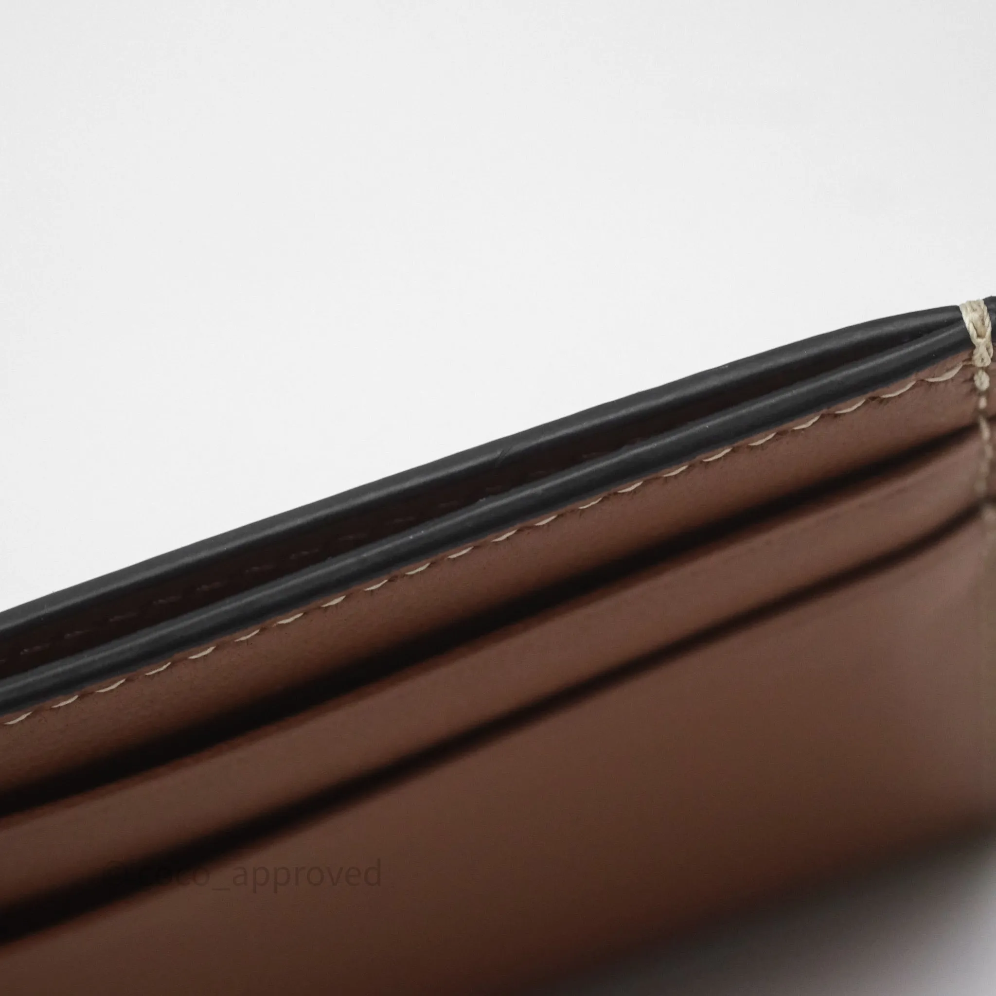 Celine Zipped Purse with Removable Card Holder in Tan Triomphe Canvas/ Lambskin