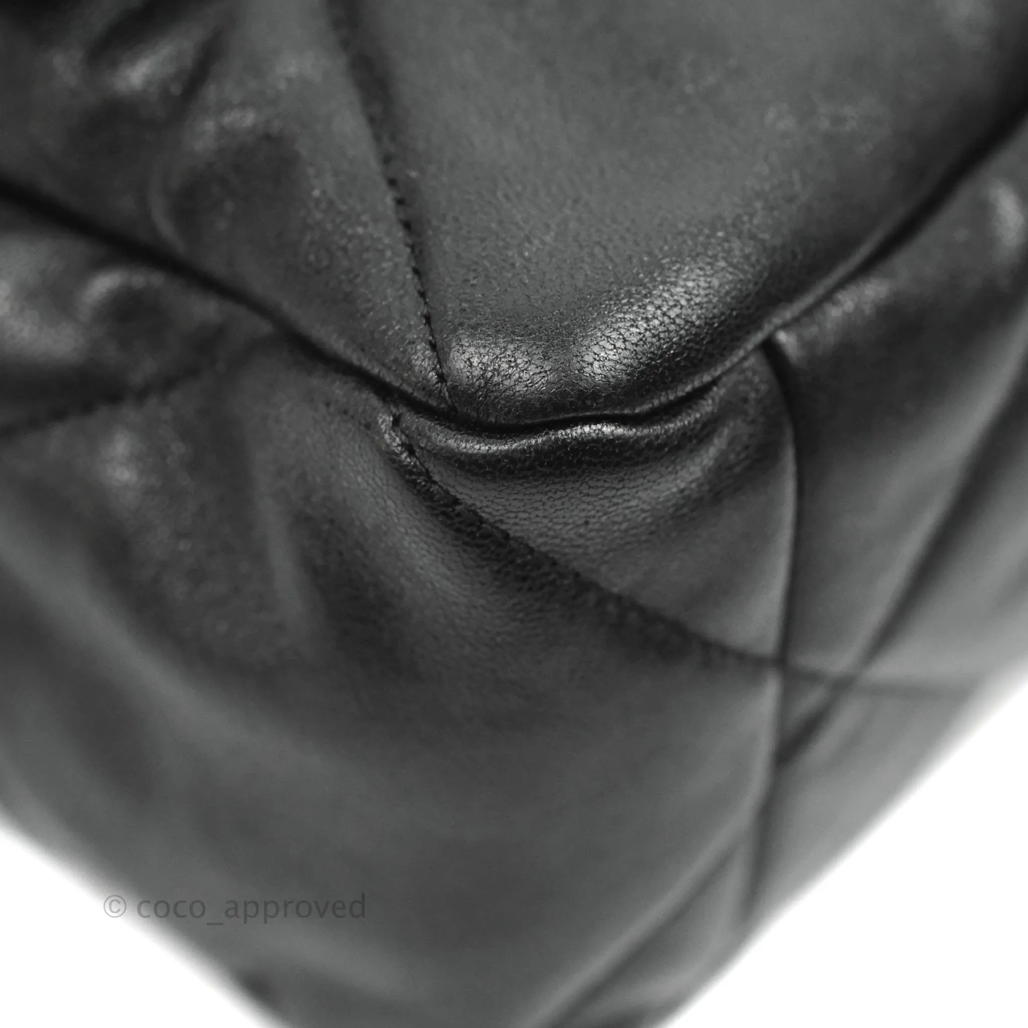 Chanel 19 Medium Black Goatskin Mixed Hardware