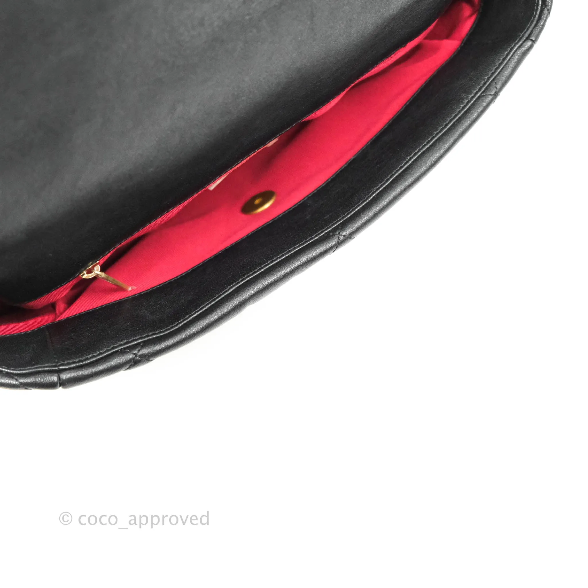 Chanel 19 Medium Black Goatskin Mixed Hardware