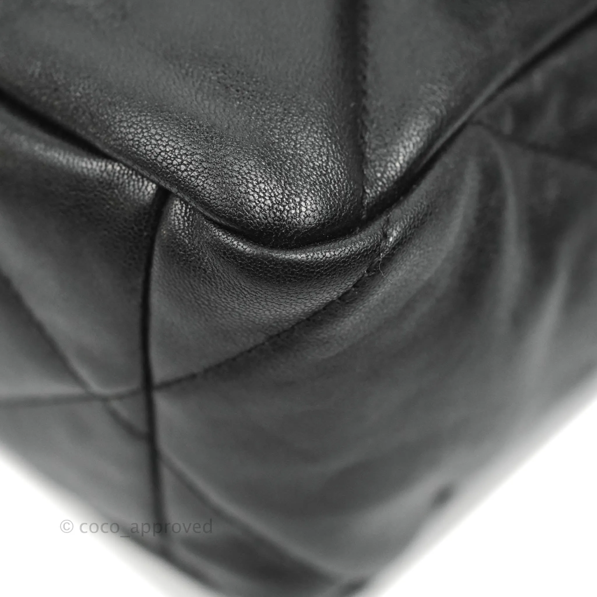 Chanel 19 Medium Black Goatskin Mixed Hardware