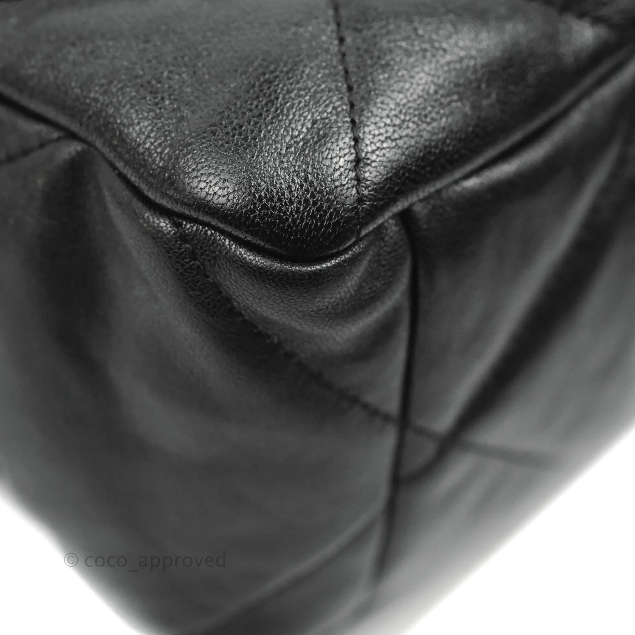 Chanel 19 Medium Black Goatskin Mixed Hardware