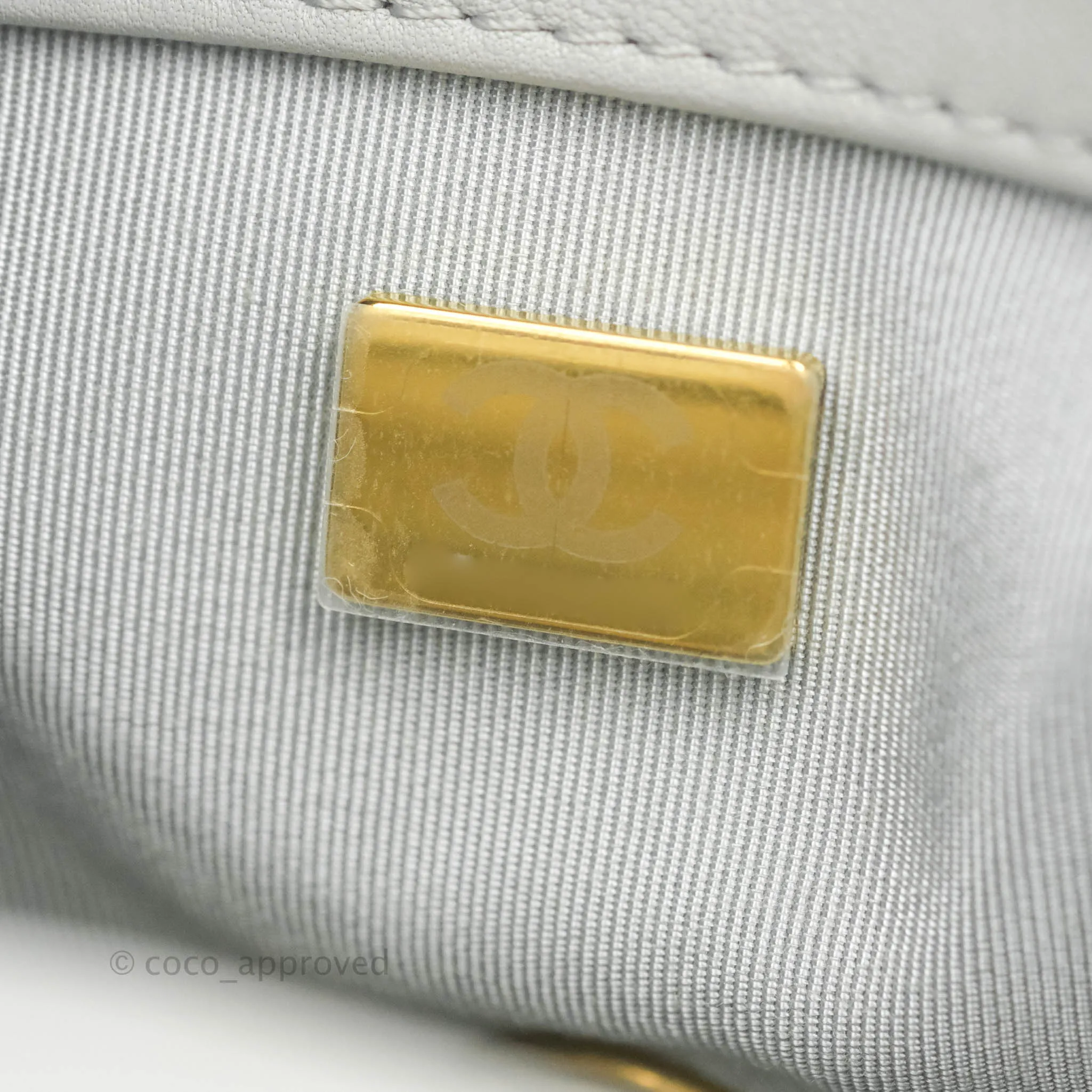 Chanel 19 Medium Grey Lambskin Mixed Hardware 21A