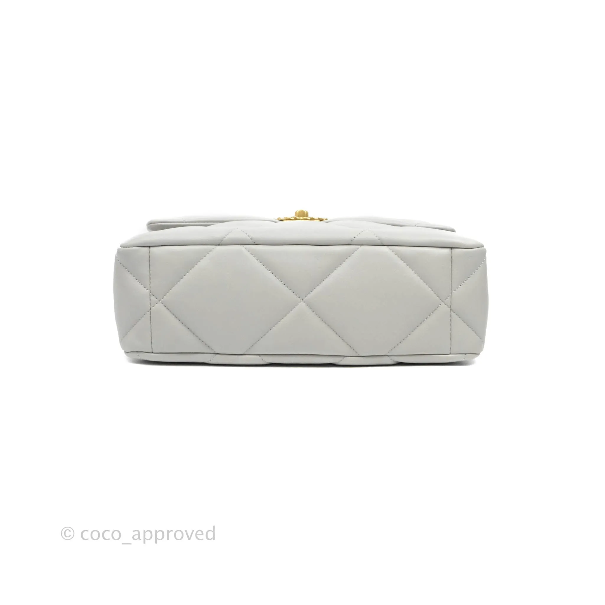 Chanel 19 Medium Grey Lambskin Mixed Hardware 21A