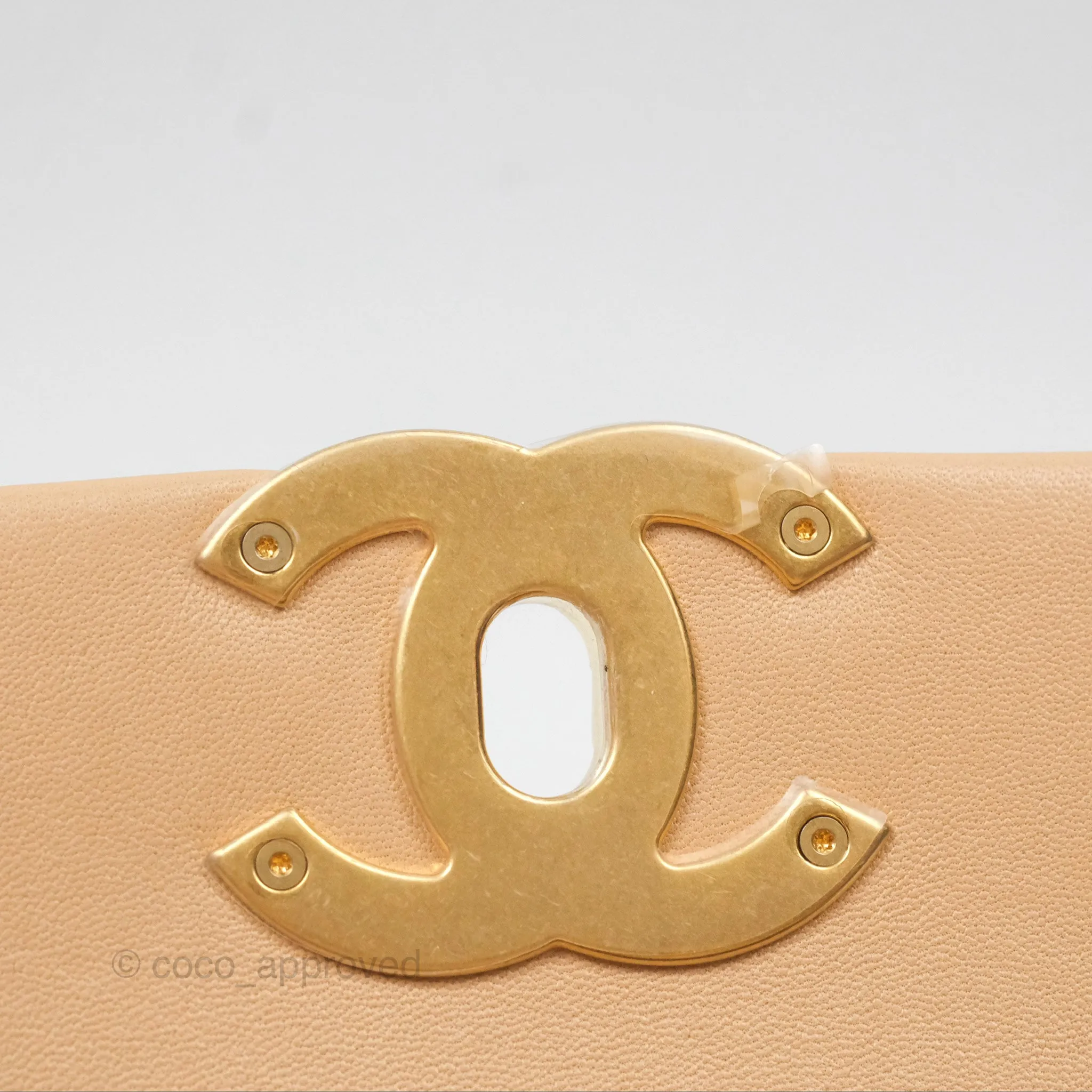 Chanel 19 Small Beige Mixed Hardware
