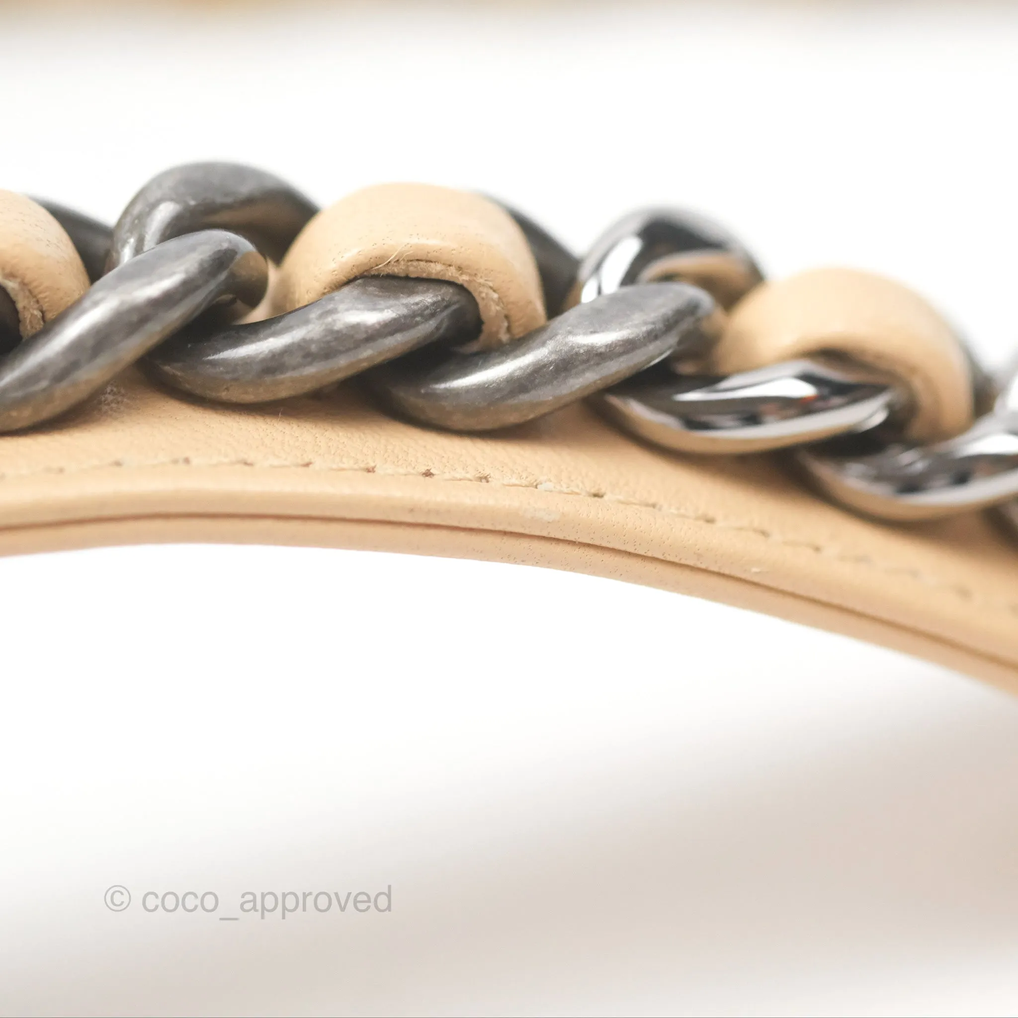 Chanel 19 Small Beige Mixed Hardware
