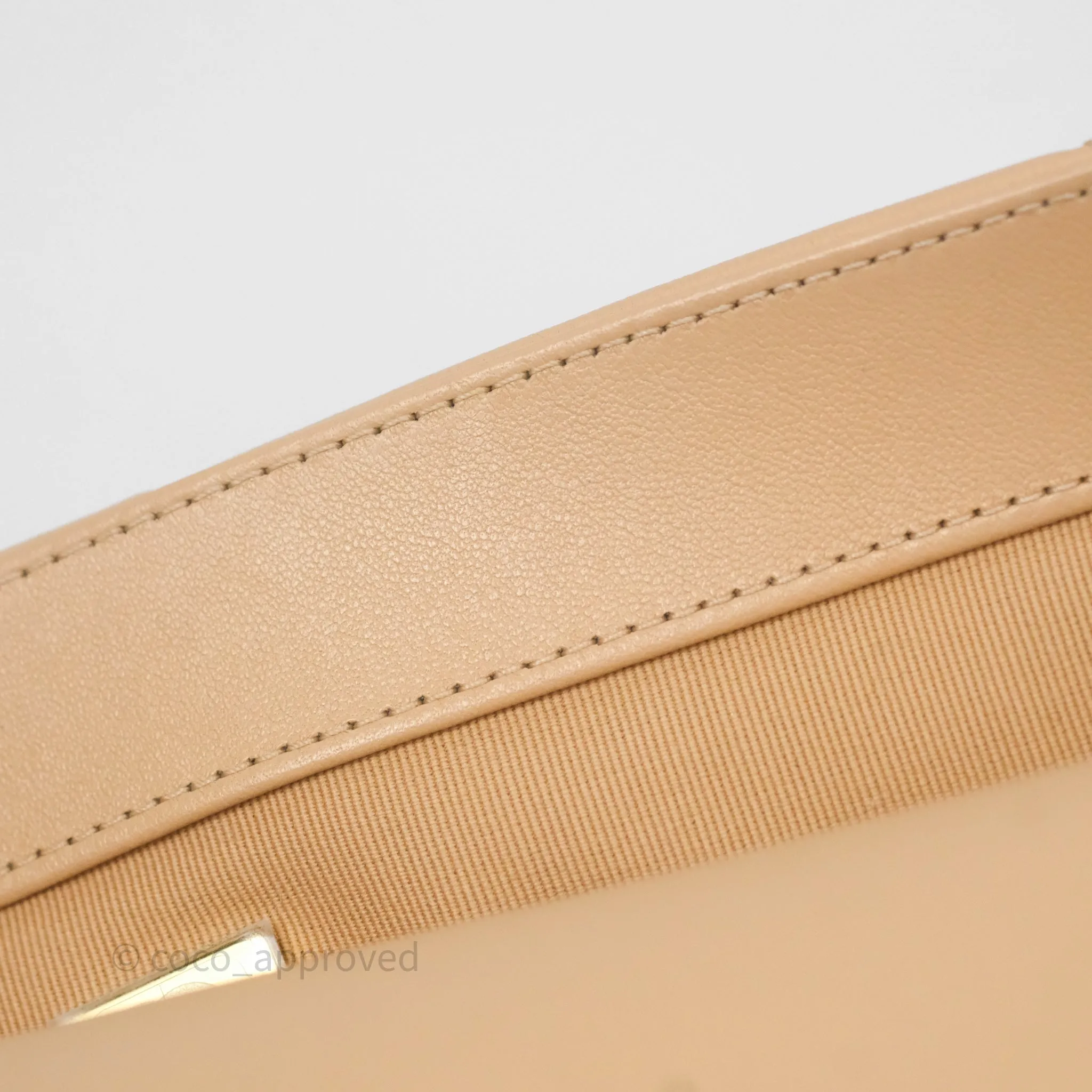 Chanel 19 Small Beige Mixed Hardware