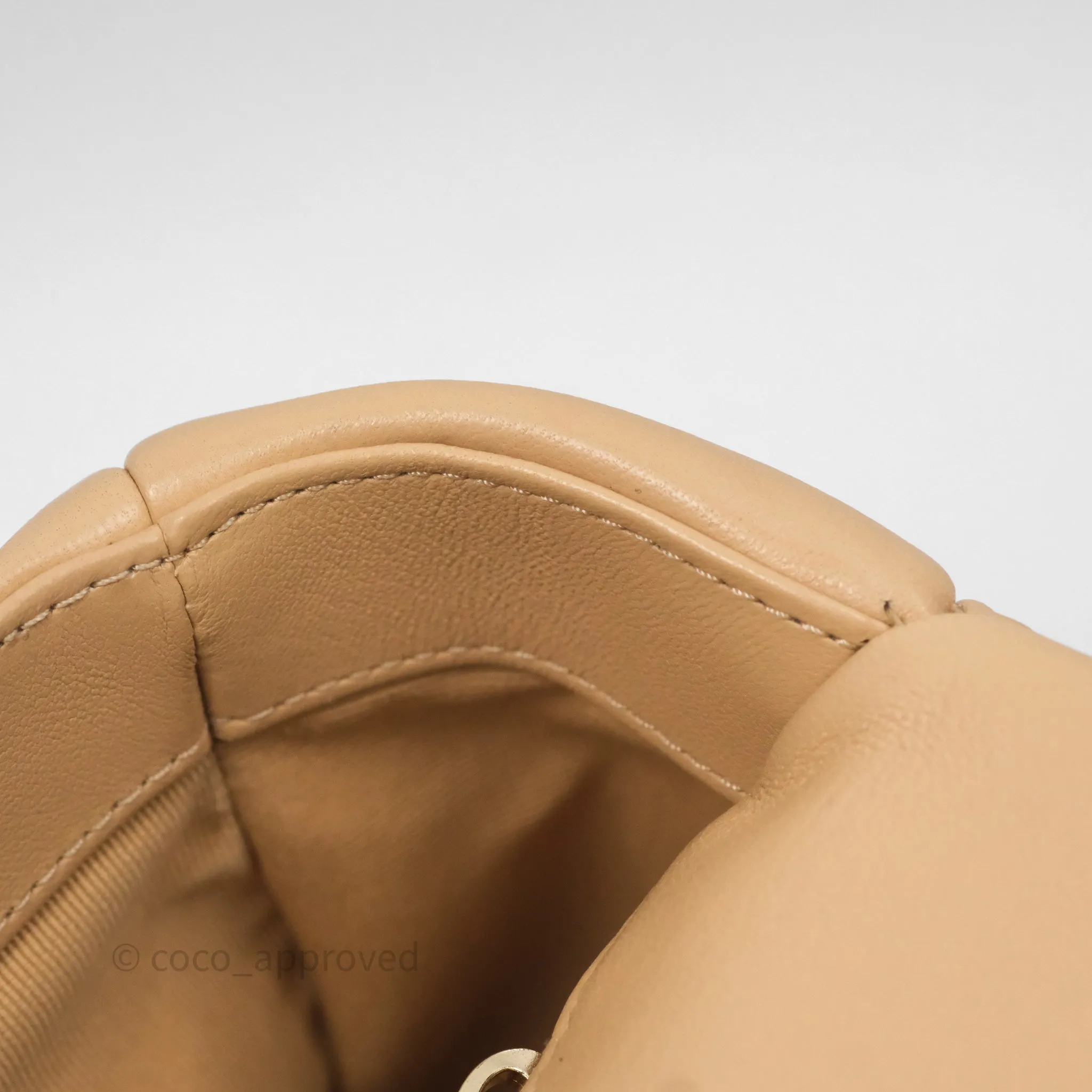 Chanel 19 Small Beige Mixed Hardware