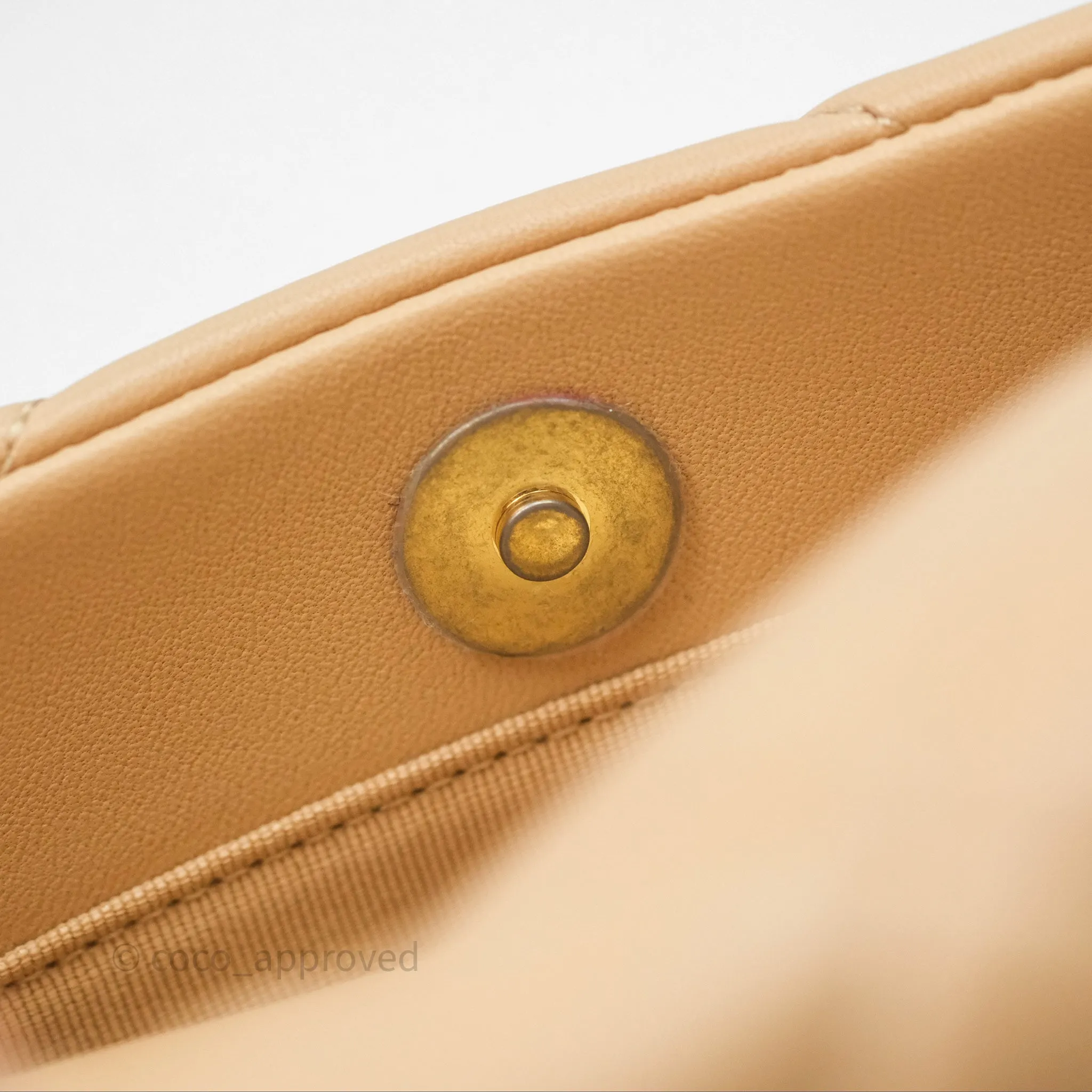 Chanel 19 Small Beige Mixed Hardware
