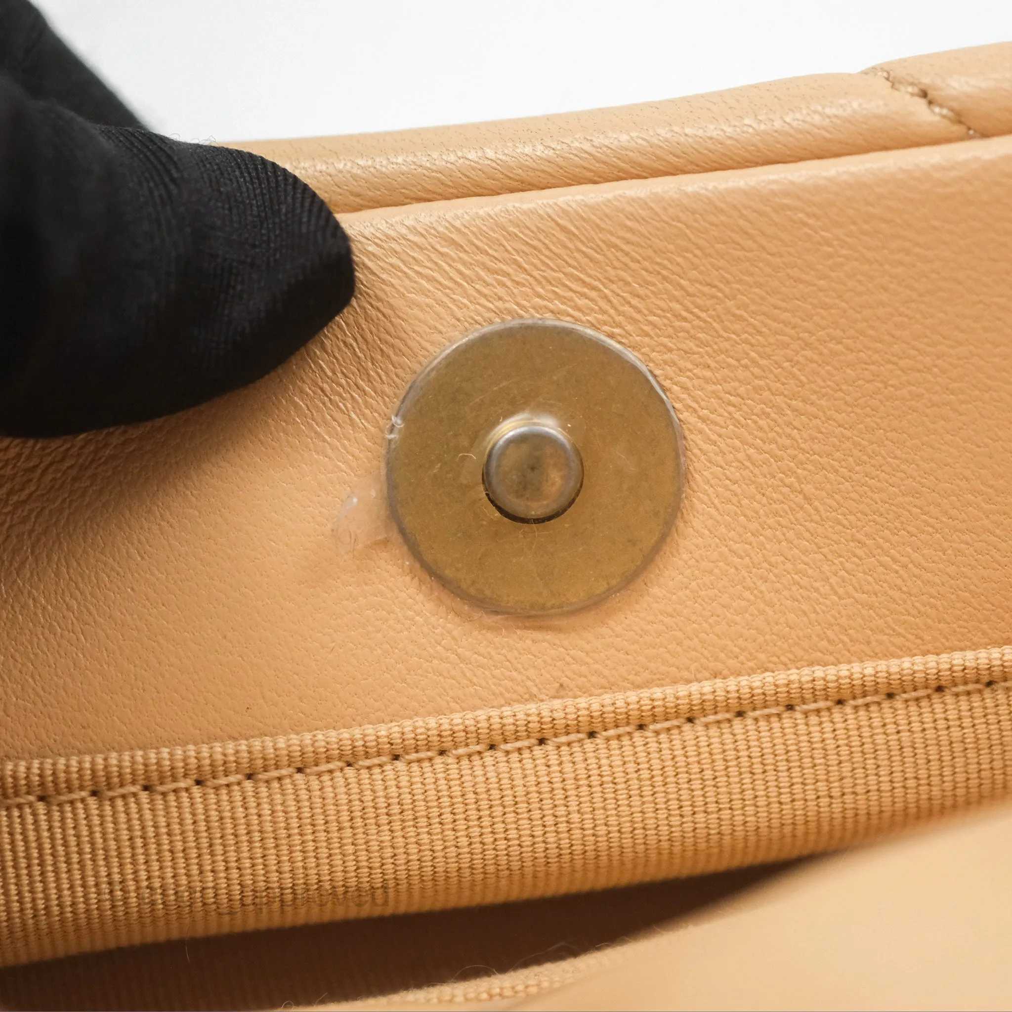 Chanel 19 Small Beige Mixed Hardware