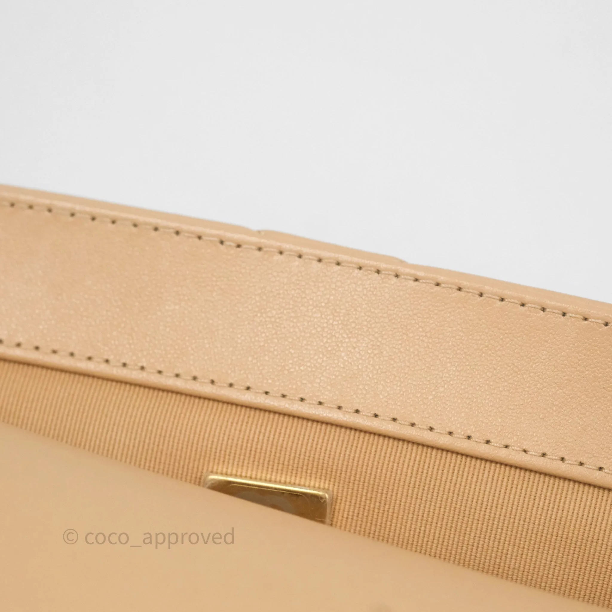 Chanel 19 Small Beige Mixed Hardware