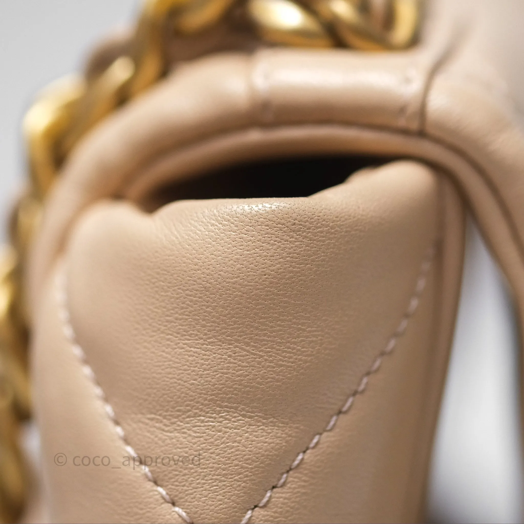 Chanel 19 Small Beige Mixed Hardware