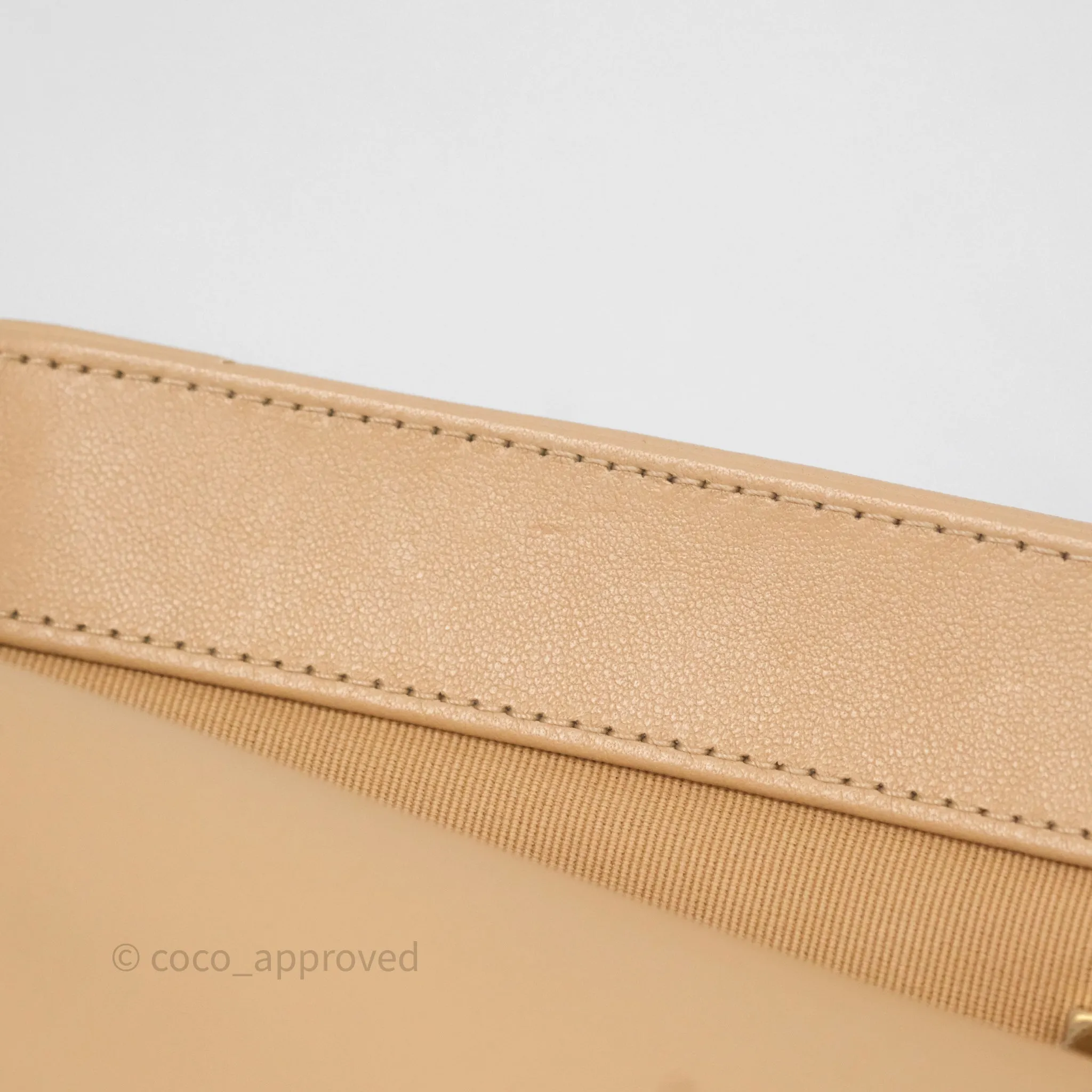 Chanel 19 Small Beige Mixed Hardware