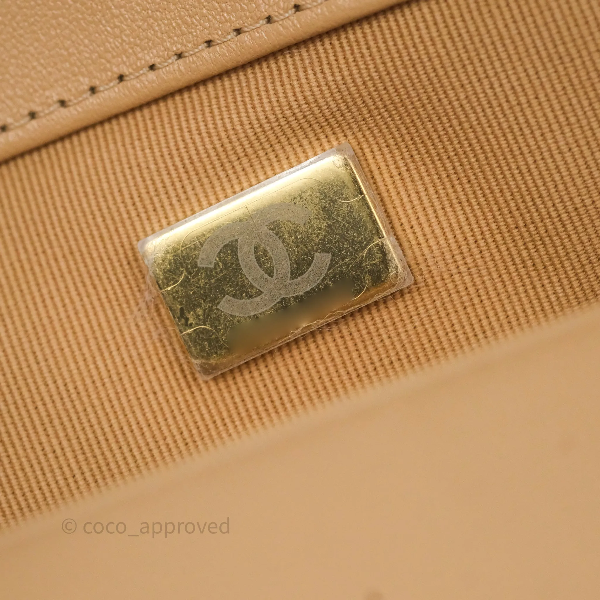 Chanel 19 Small Beige Mixed Hardware