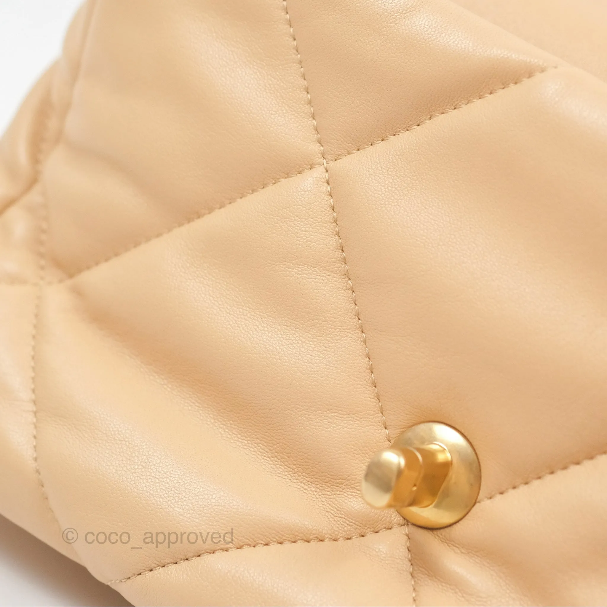 Chanel 19 Small Beige Mixed Hardware