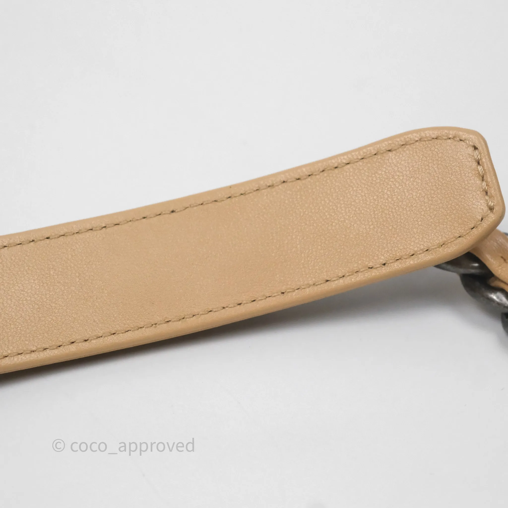 Chanel 19 Small Beige Mixed Hardware