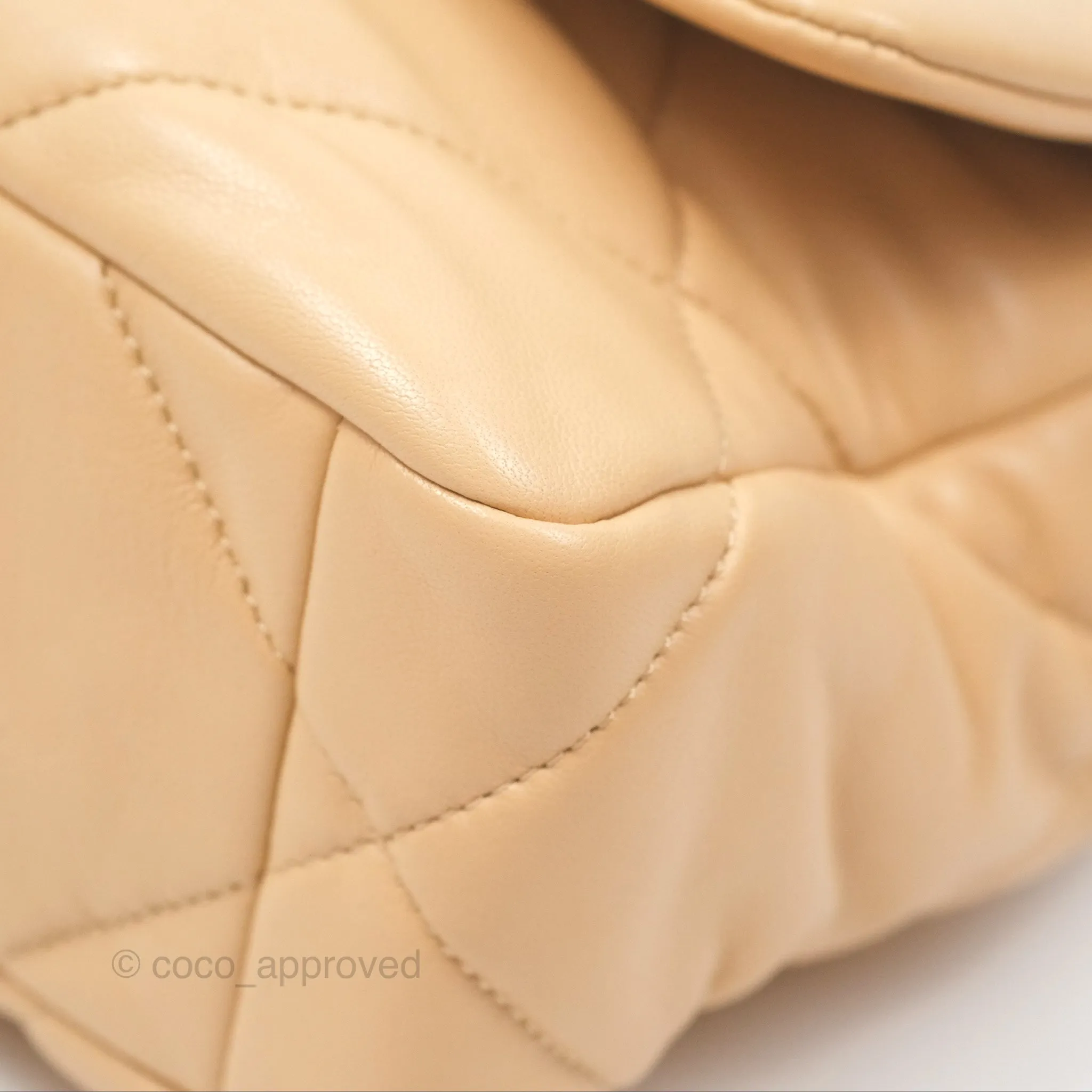 Chanel 19 Small Beige Mixed Hardware