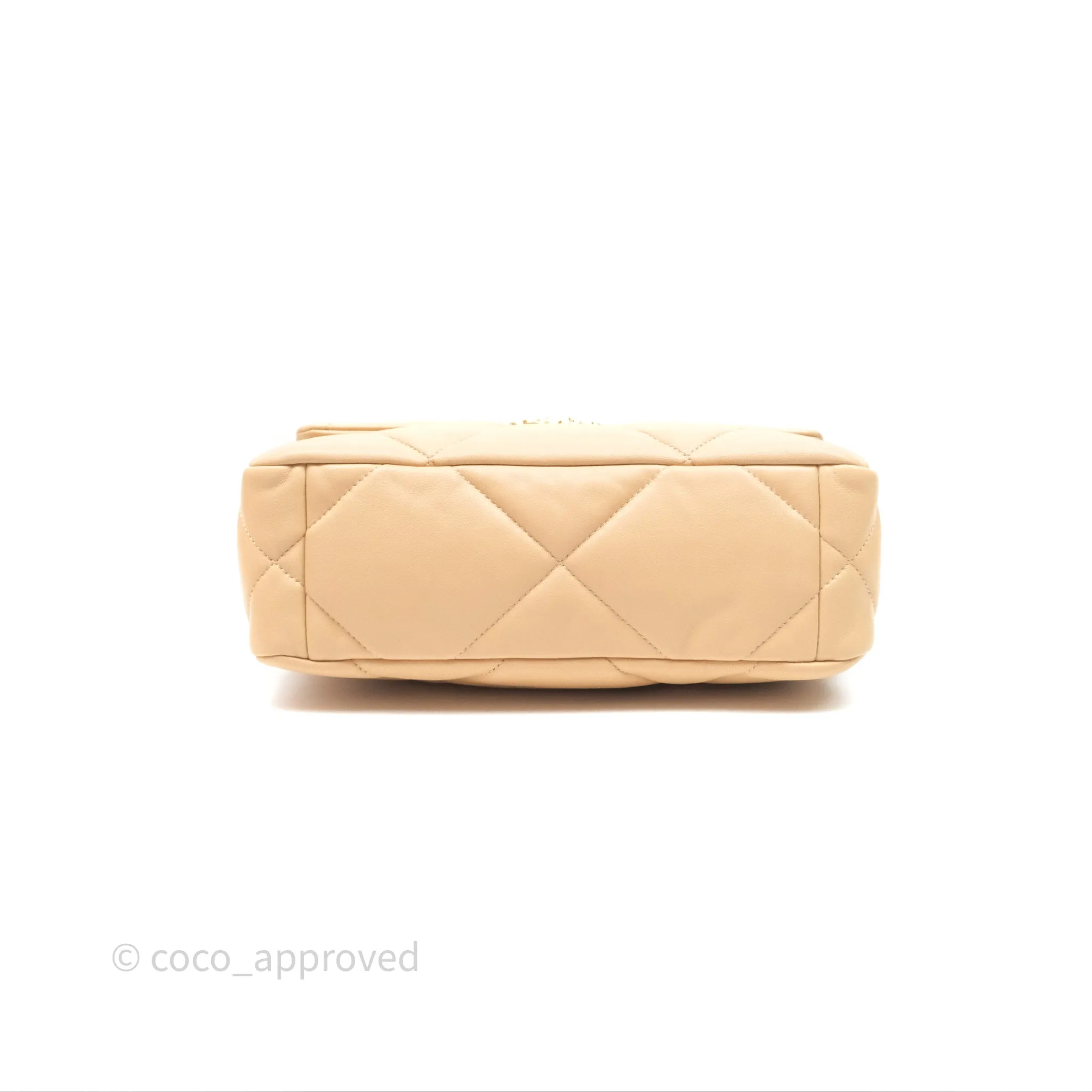 Chanel 19 Small Beige Mixed Hardware