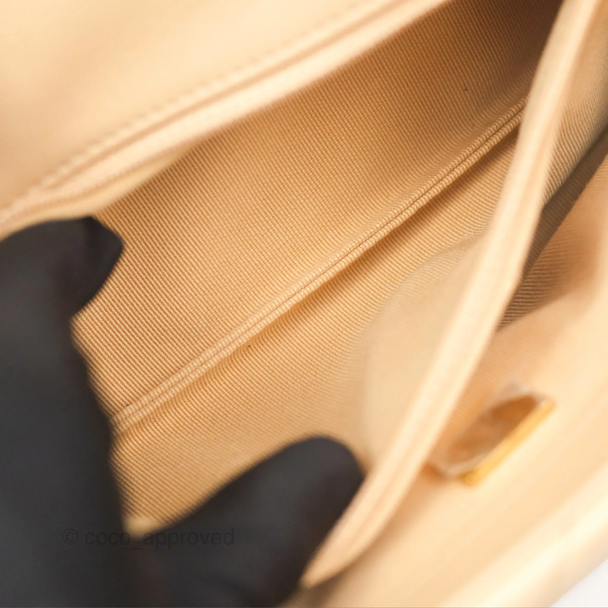 Chanel 19 Small Beige Mixed Hardware