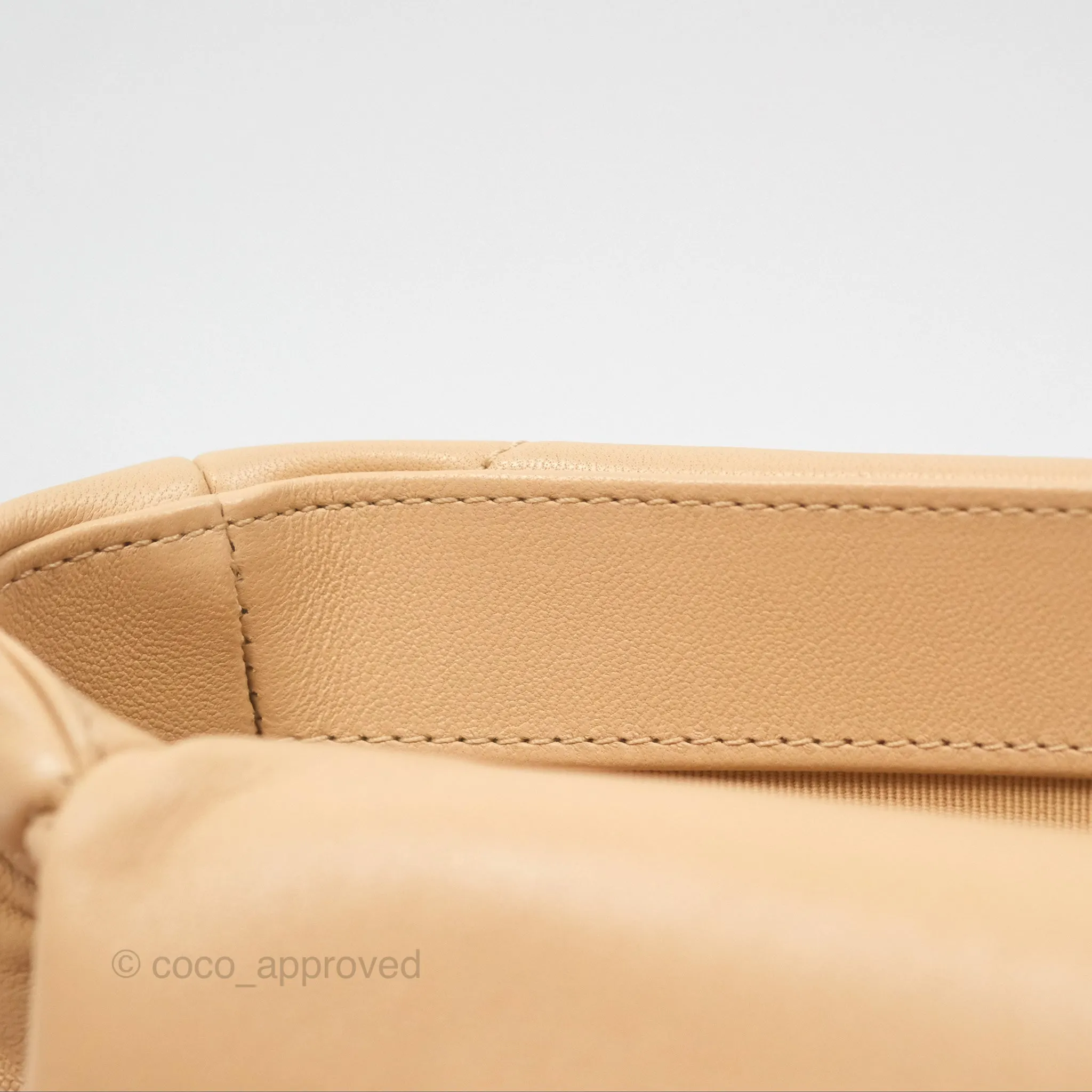 Chanel 19 Small Beige Mixed Hardware