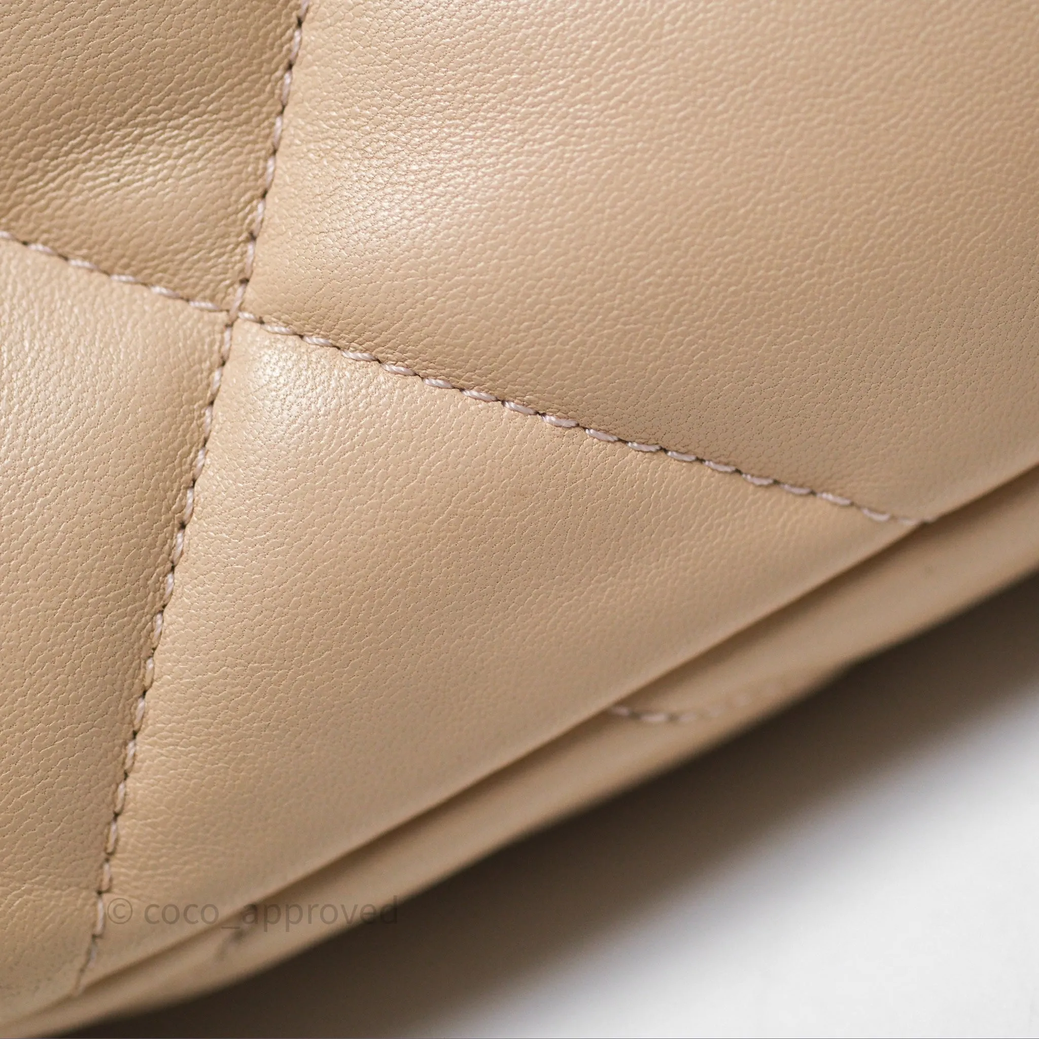 Chanel 19 Small Beige Mixed Hardware
