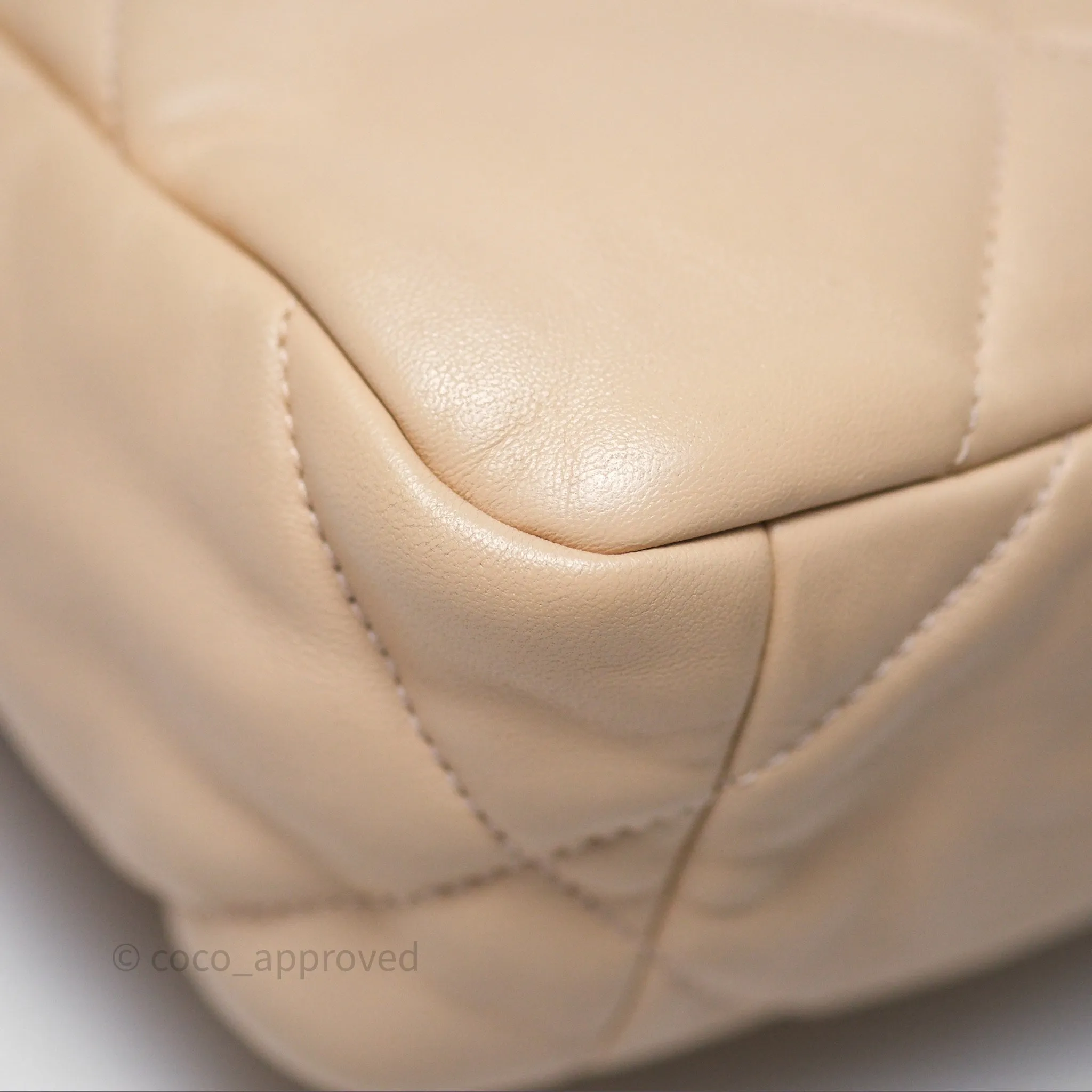 Chanel 19 Small Beige Mixed Hardware