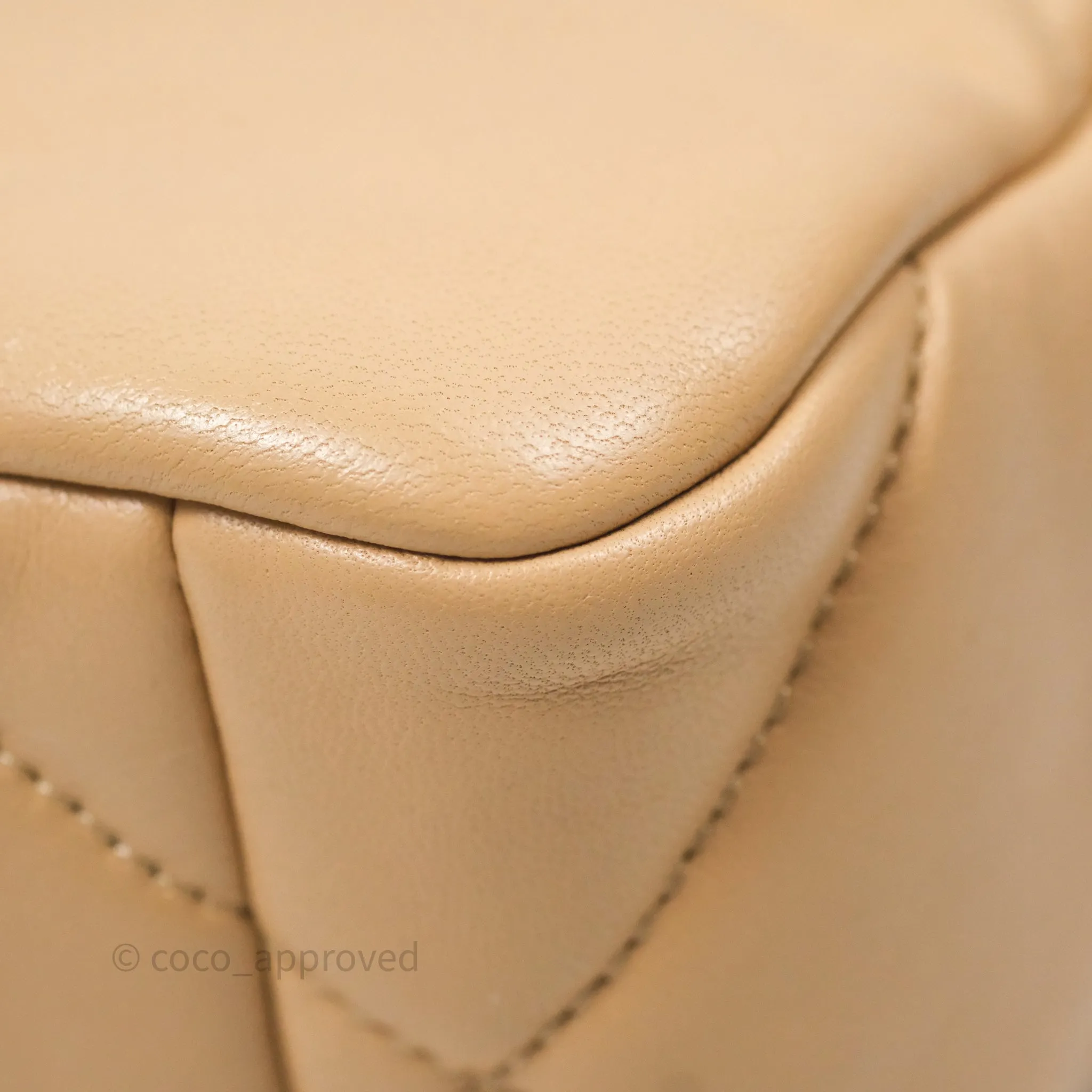 Chanel 19 Small Beige Mixed Hardware