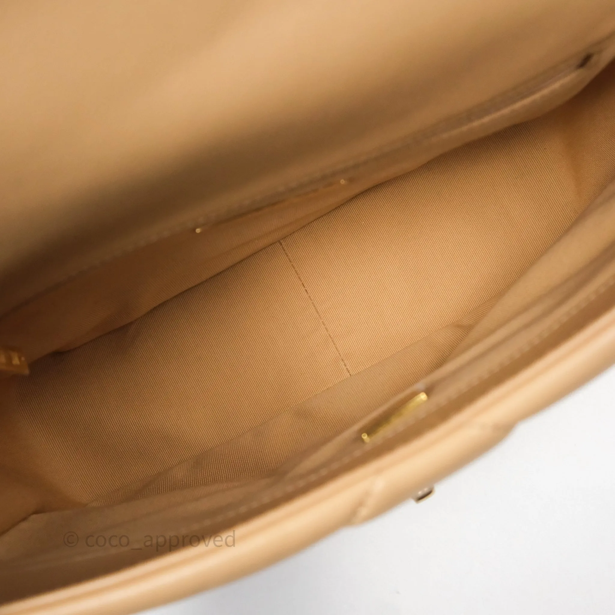 Chanel 19 Small Beige Mixed Hardware