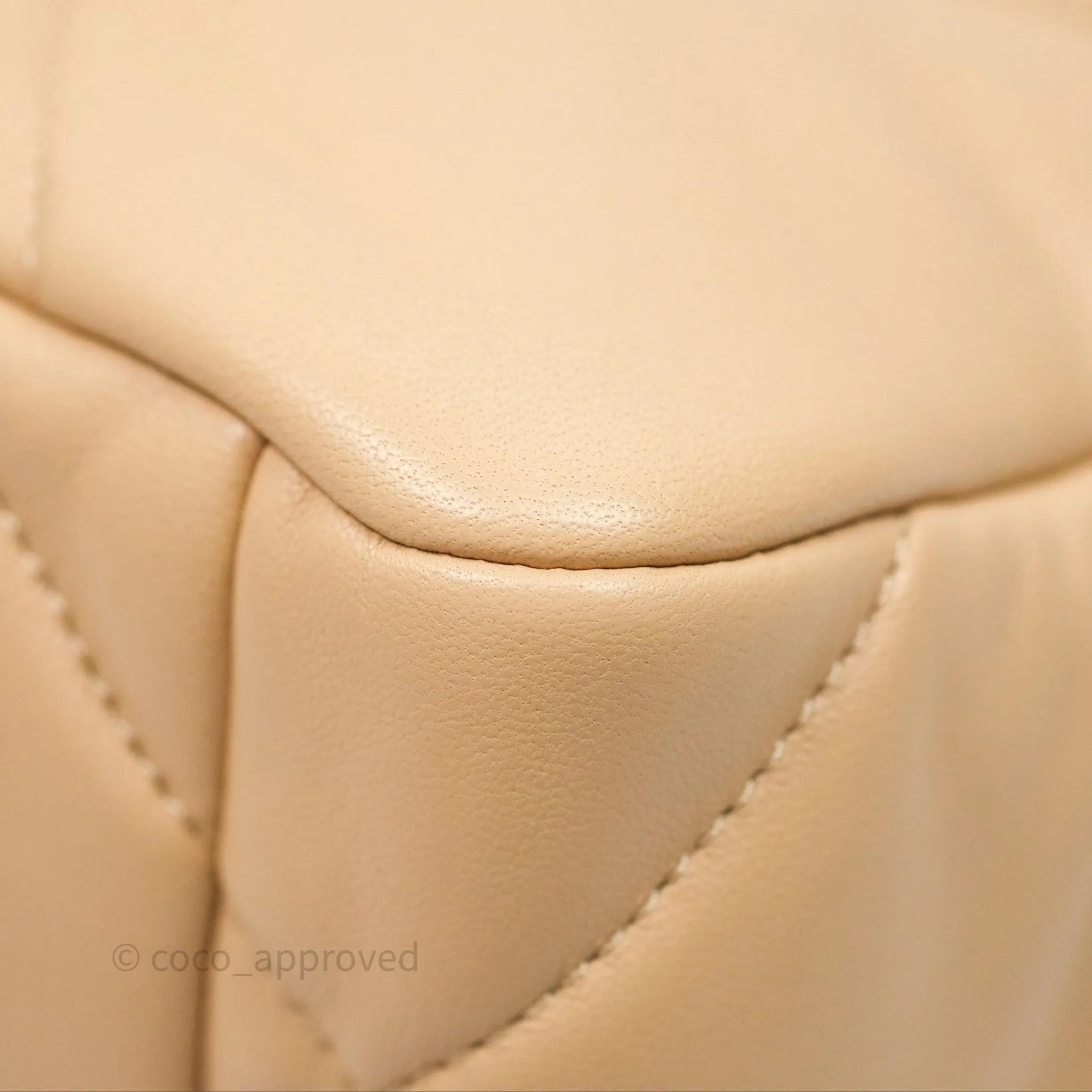 Chanel 19 Small Beige Mixed Hardware