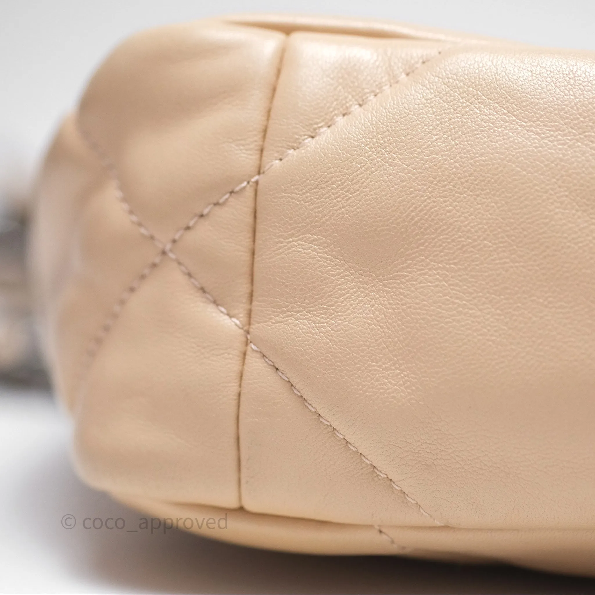Chanel 19 Small Beige Mixed Hardware