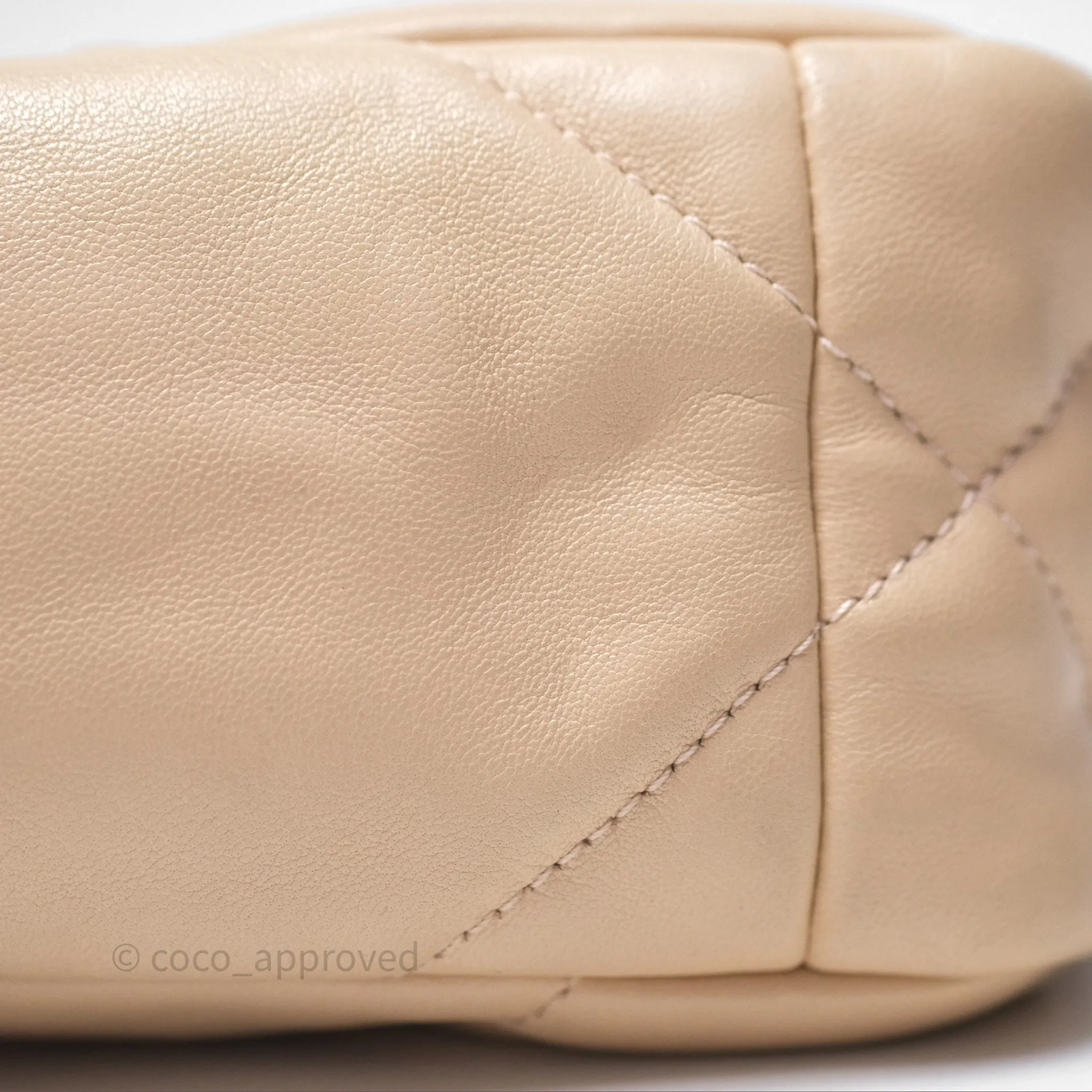 Chanel 19 Small Beige Mixed Hardware