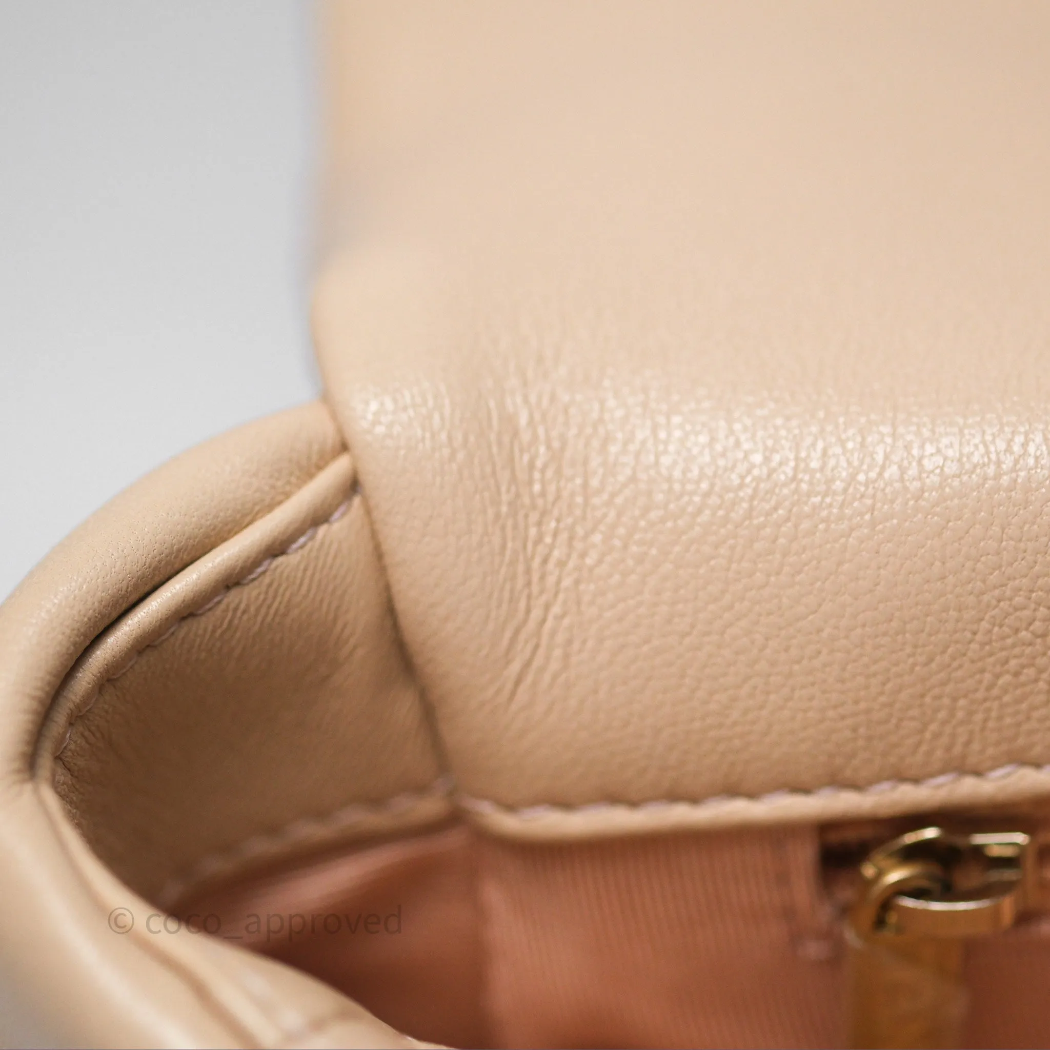 Chanel 19 Small Beige Mixed Hardware