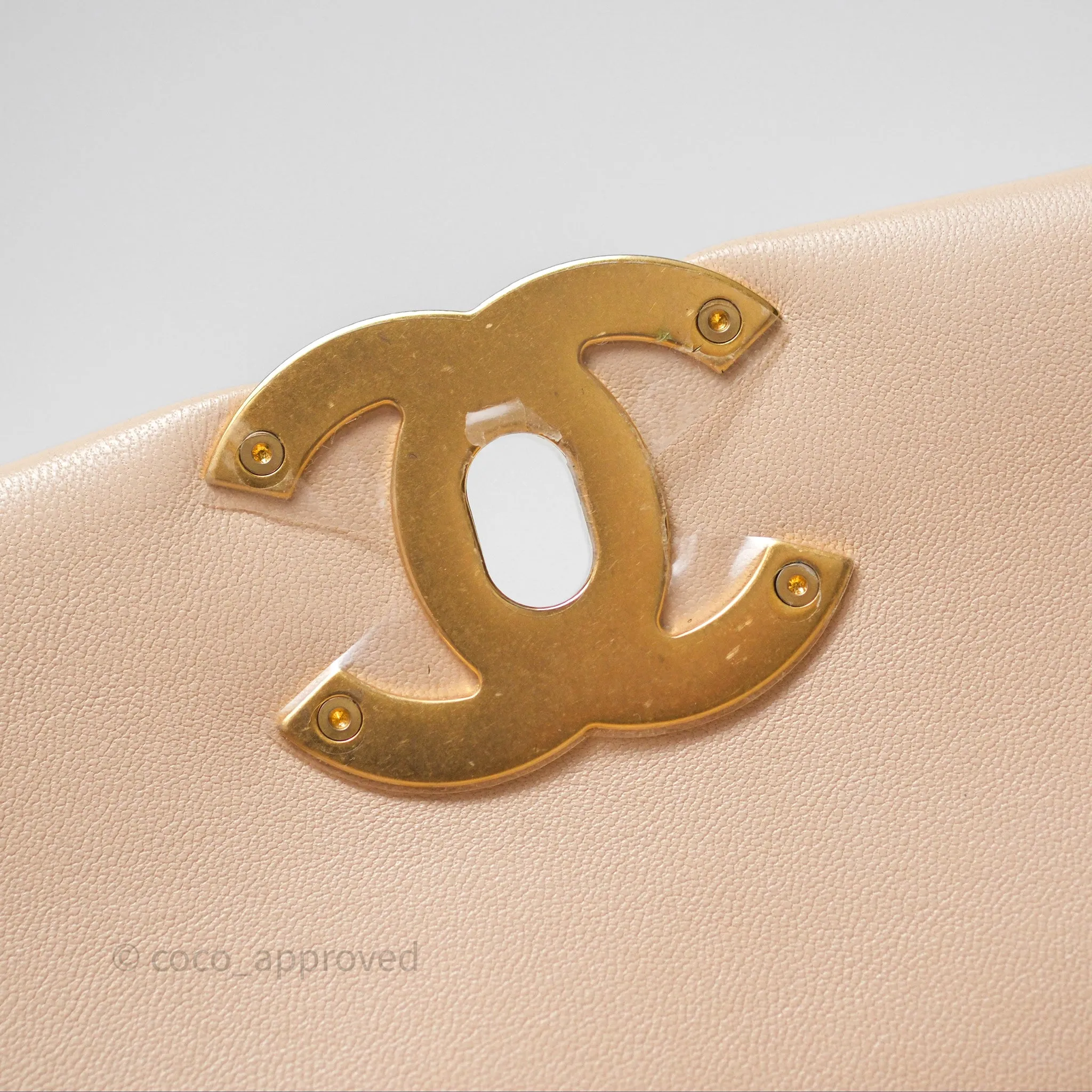 Chanel 19 Small Beige Mixed Hardware