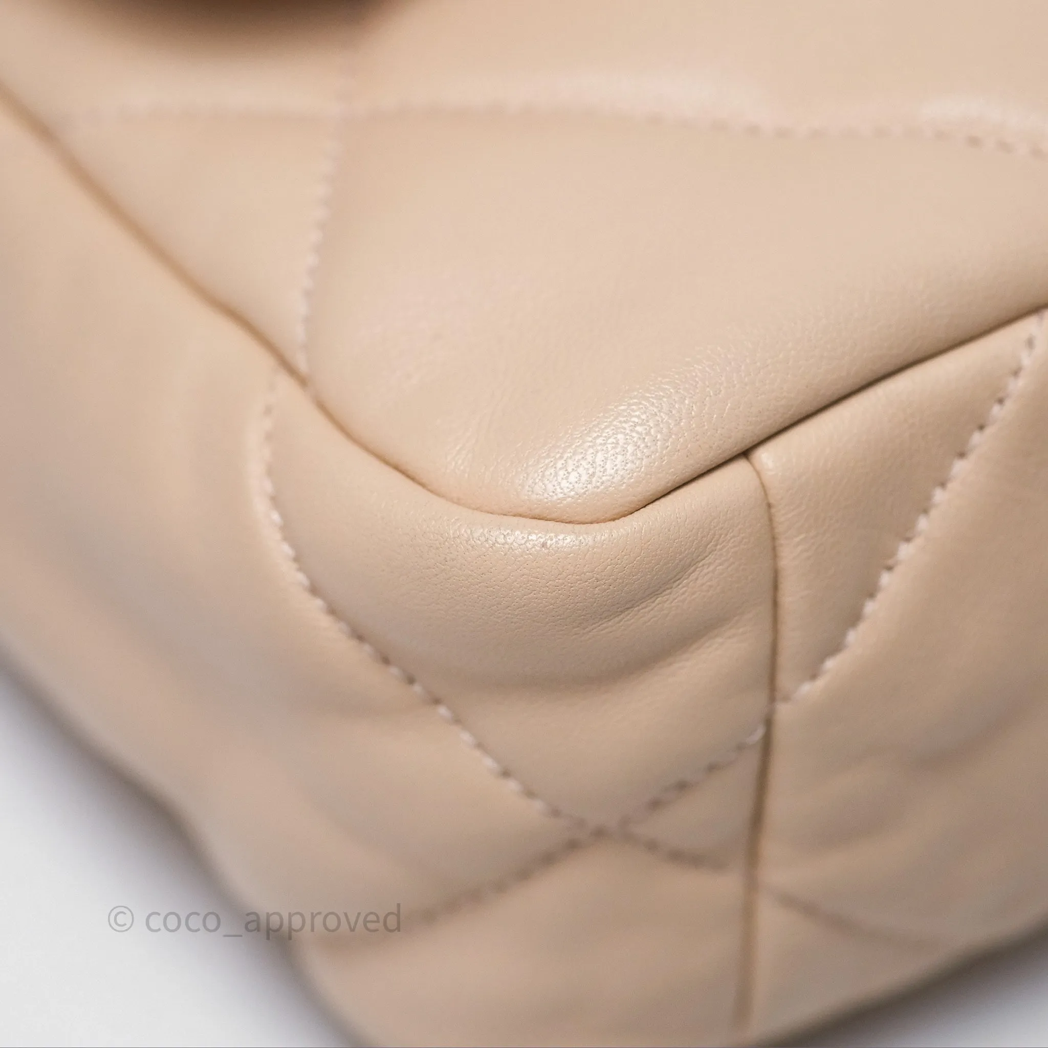 Chanel 19 Small Beige Mixed Hardware