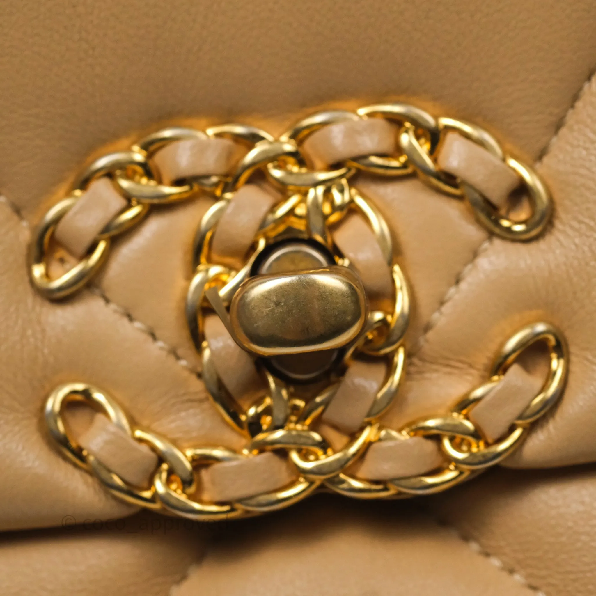 Chanel 19 Small Beige Mixed Hardware