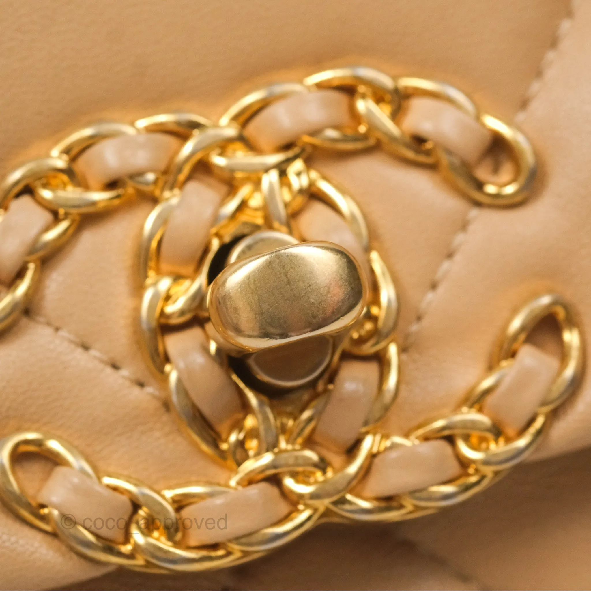 Chanel 19 Small Beige Mixed Hardware