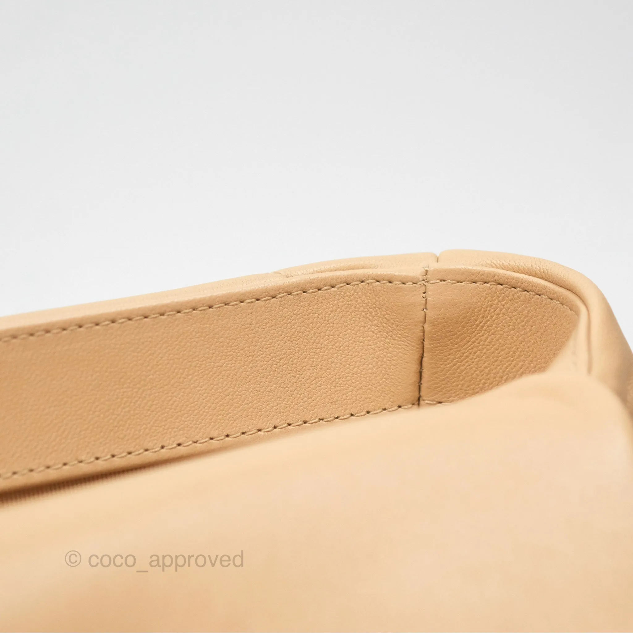 Chanel 19 Small Beige Mixed Hardware