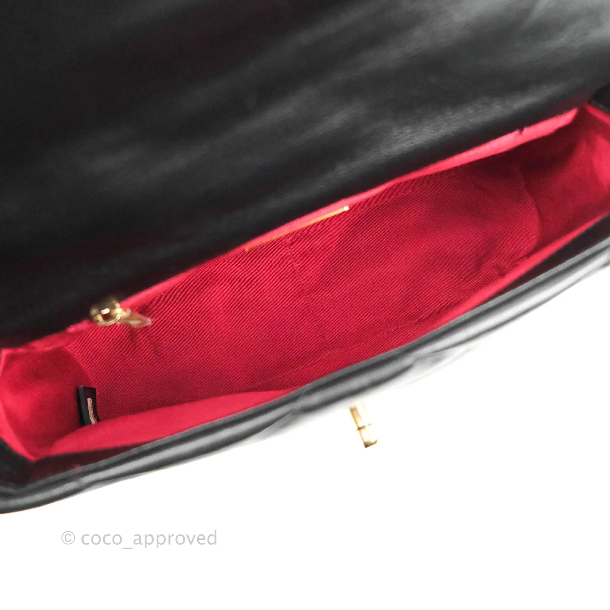 Chanel 19 Small Black Goatskin Mixed Hardware 20B