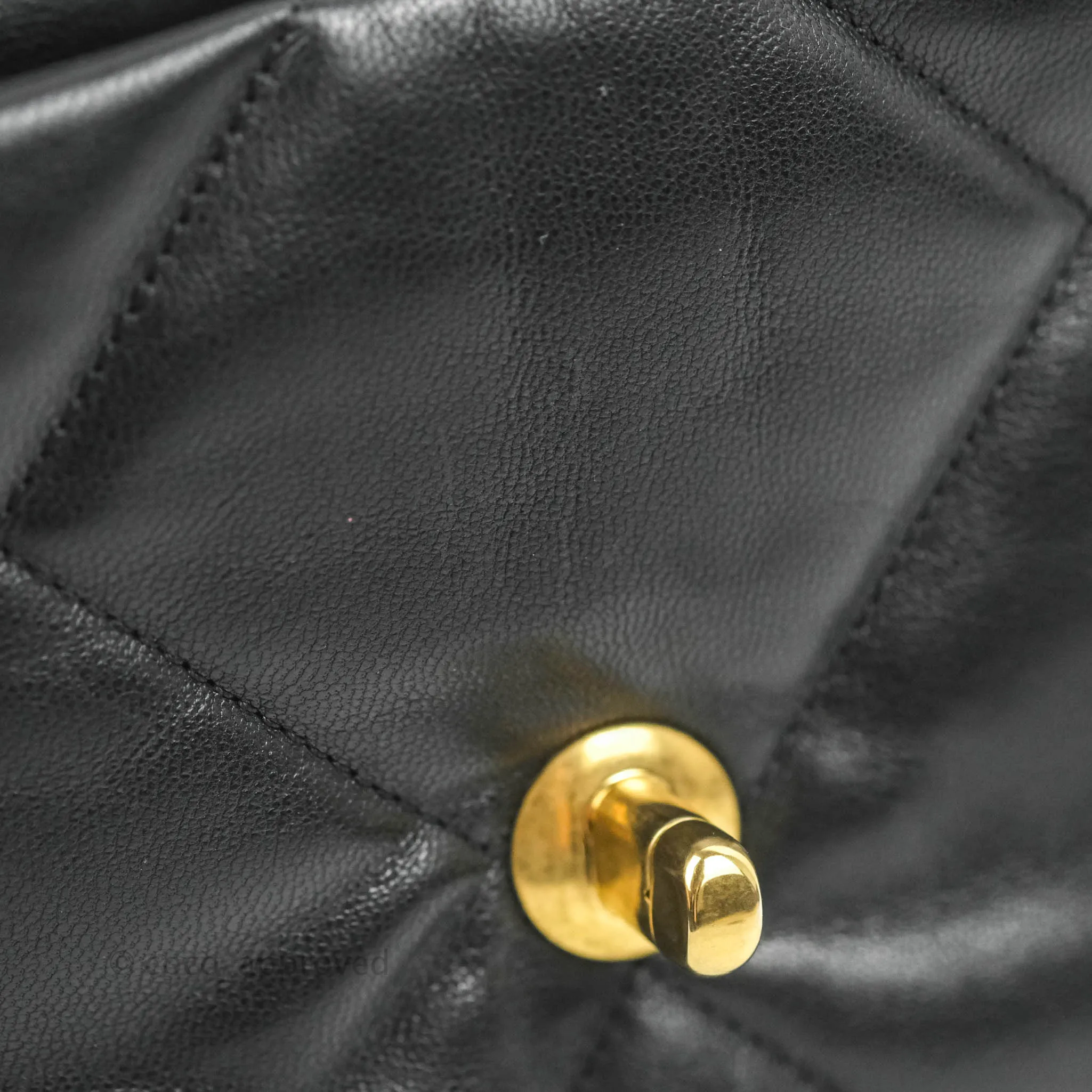 Chanel 19 Small Black Goatskin Mixed Hardware 20B