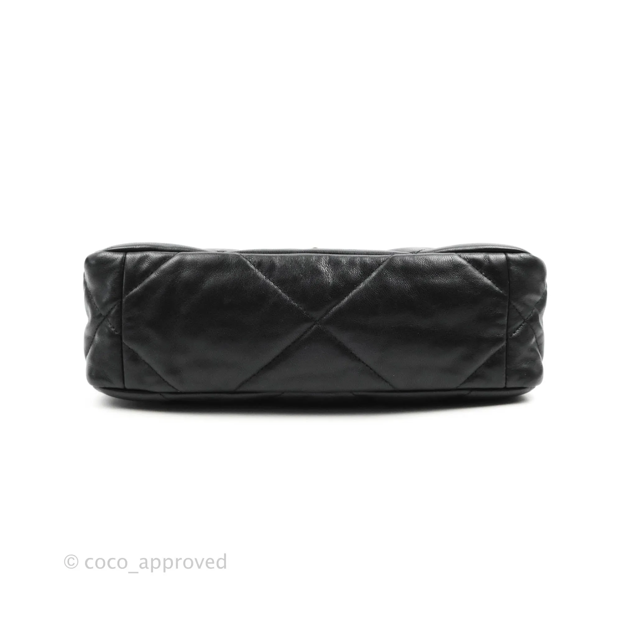 Chanel 19 Small Black Goatskin Mixed Hardware 20B