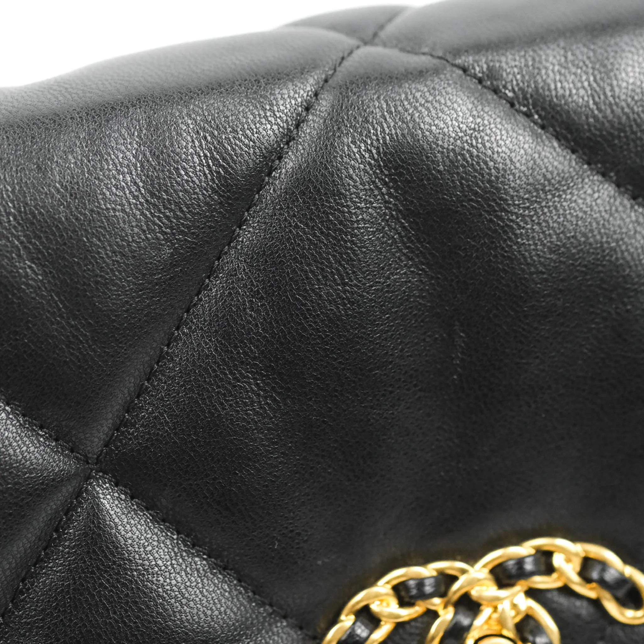 Chanel 19 Small Black Goatskin Mixed Hardware 20B