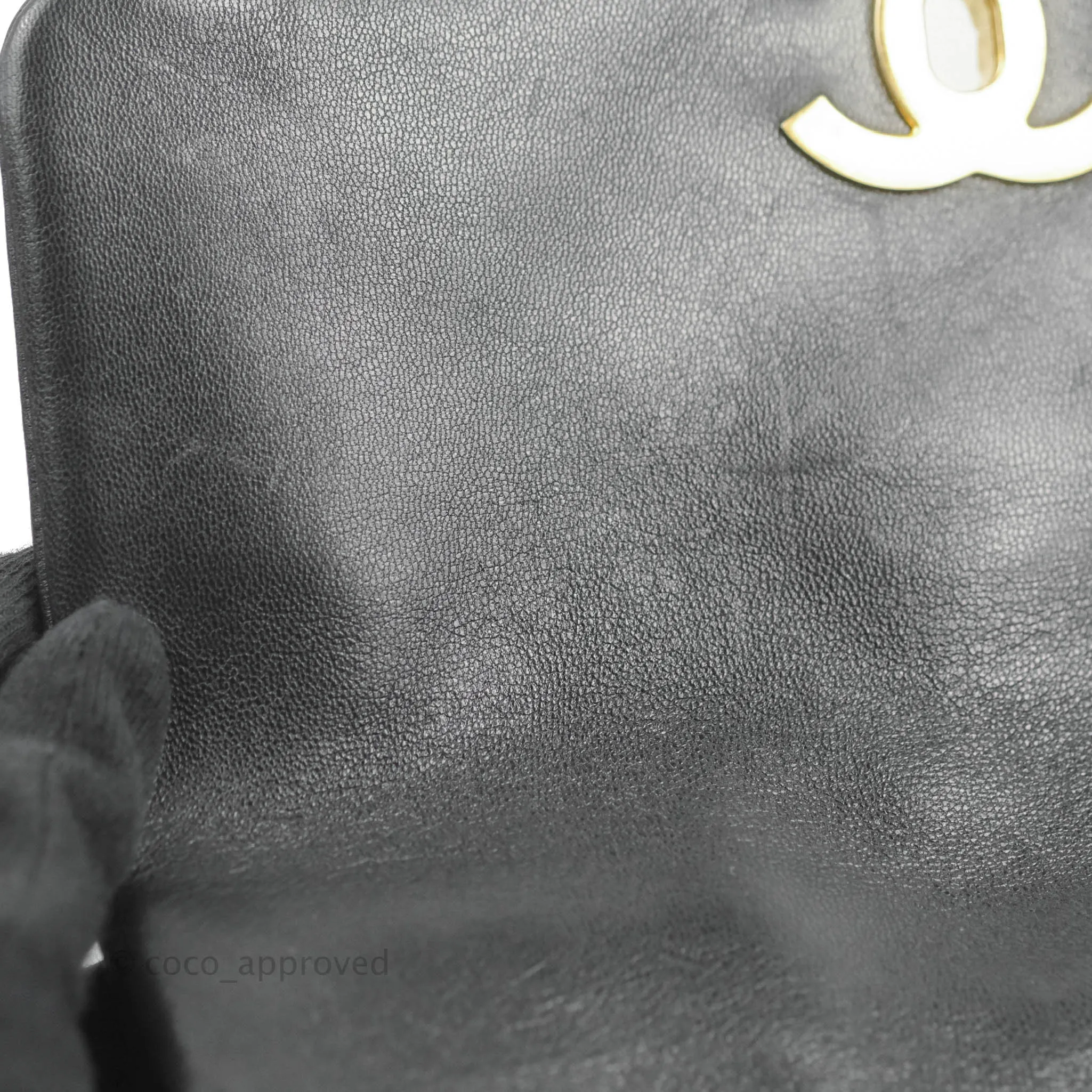Chanel 19 Small Black Goatskin Mixed Hardware 20B