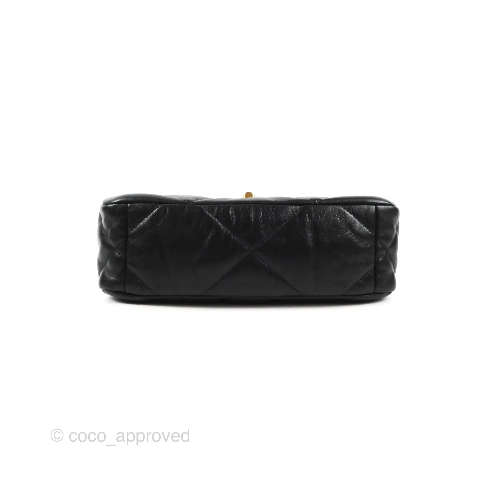 Chanel 19 Small Black Goatskin Mixed Hardware