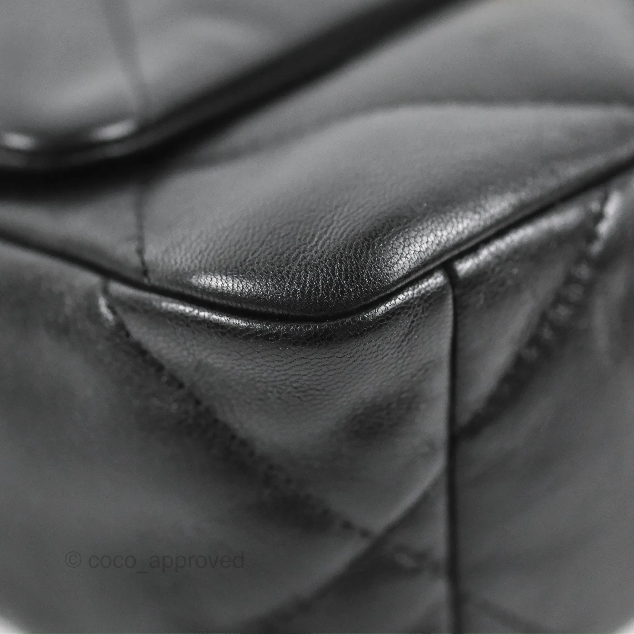 Chanel 19 Small Black Goatskin Mixed Hardware