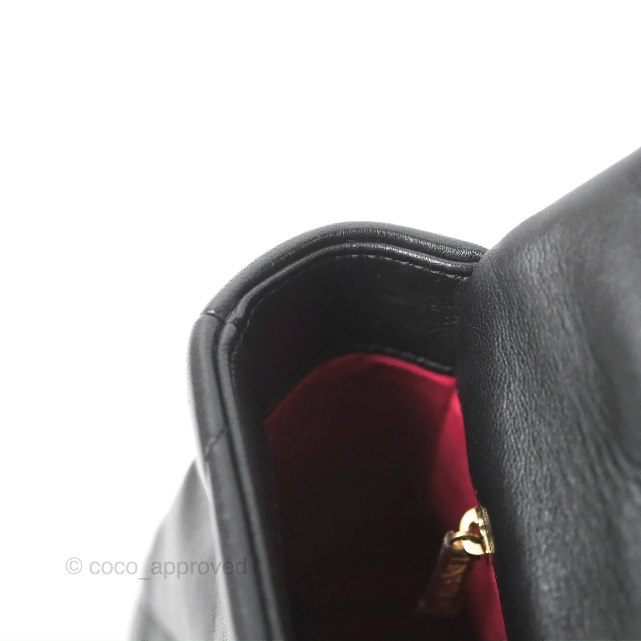 Chanel 19 Small Black Goatskin Mixed Hardware