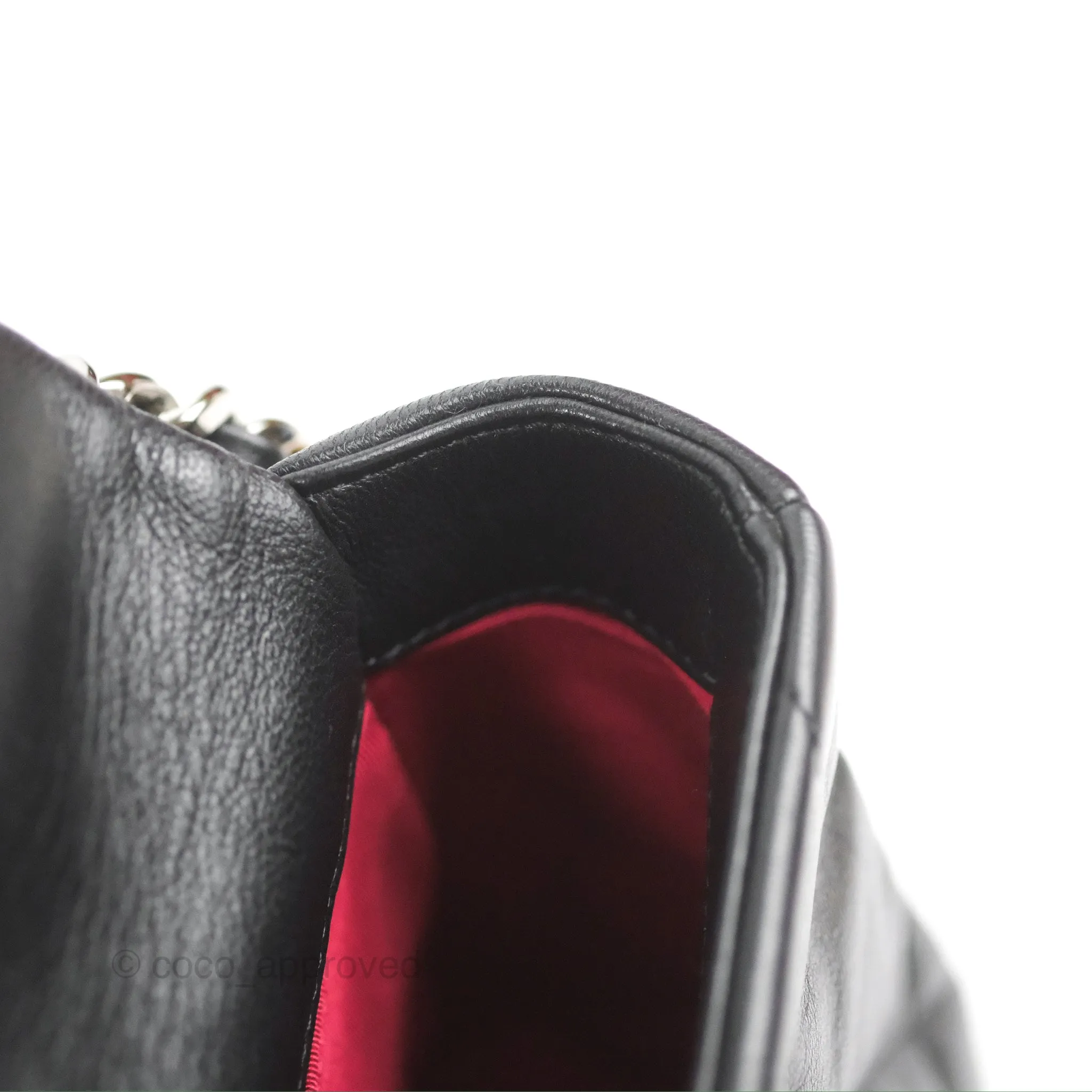 Chanel 19 Small Black Goatskin Mixed Hardware
