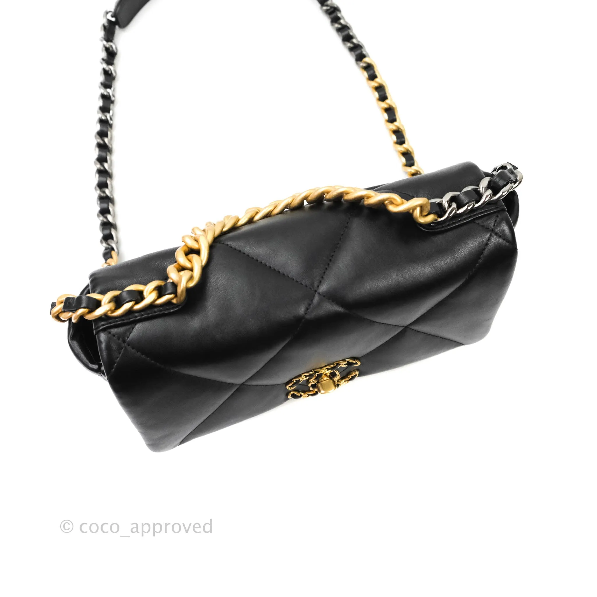 Chanel 19 Small Black Mixed Hardware