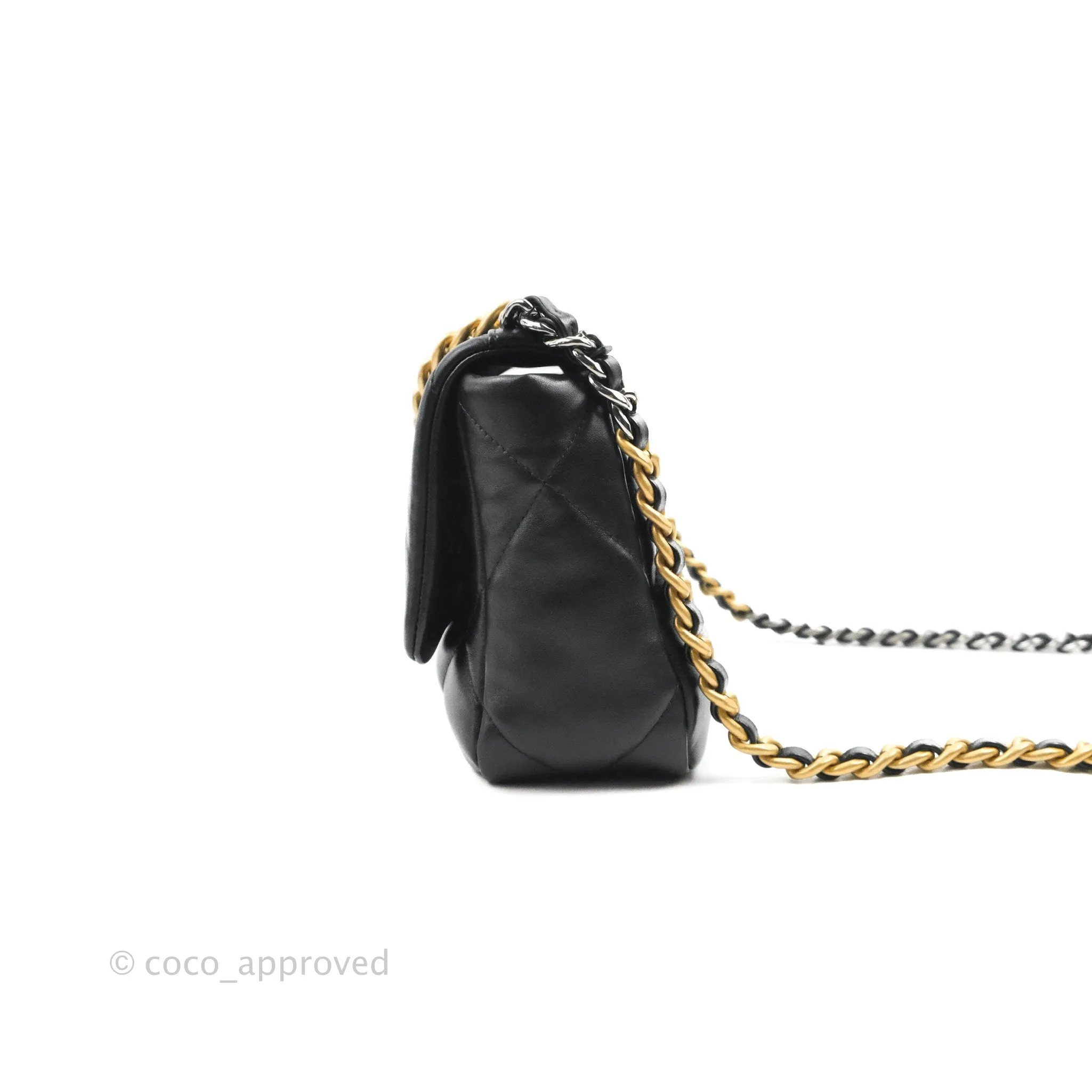 Chanel 19 Small Black Mixed Hardware
