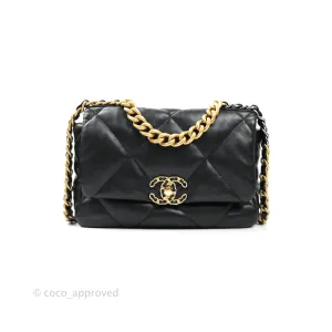 Chanel 19 Small Black Mixed Hardware